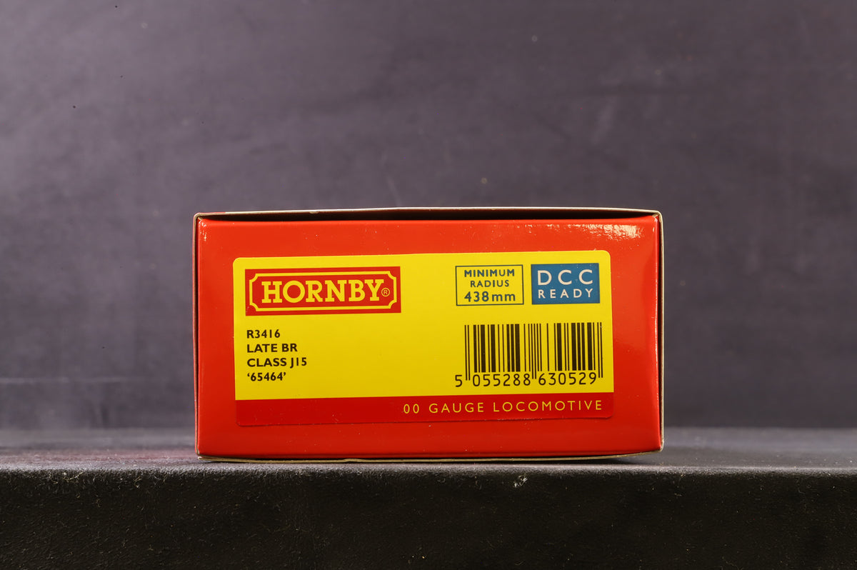 Hornby OO R3416 Class J15 &#39;65464&#39; BR Black L/C