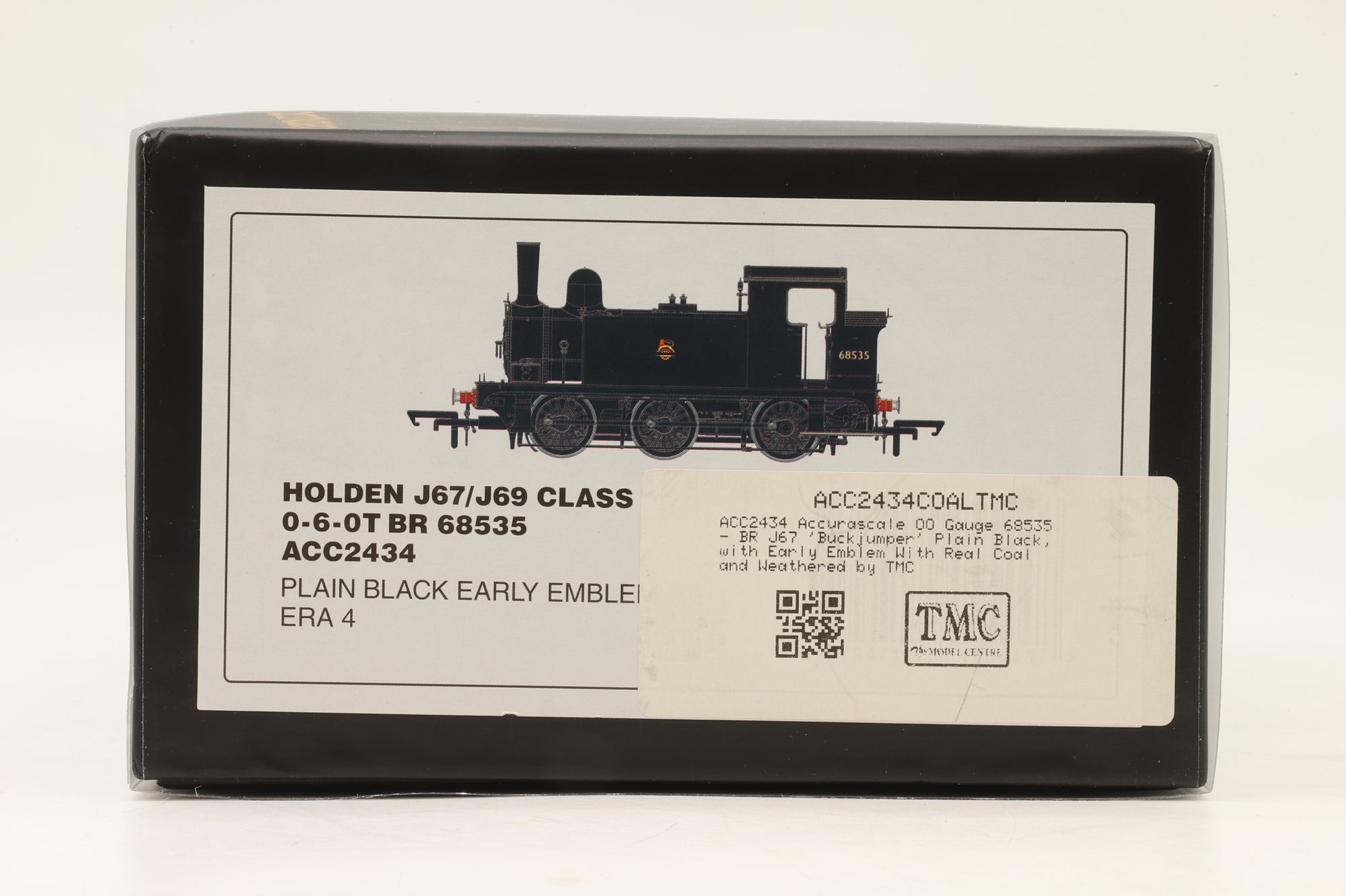 Accurascale OO ACC2434 J67 'Buckjumper' 68535 in BR Black w/ Early Crests – TMC Weathered