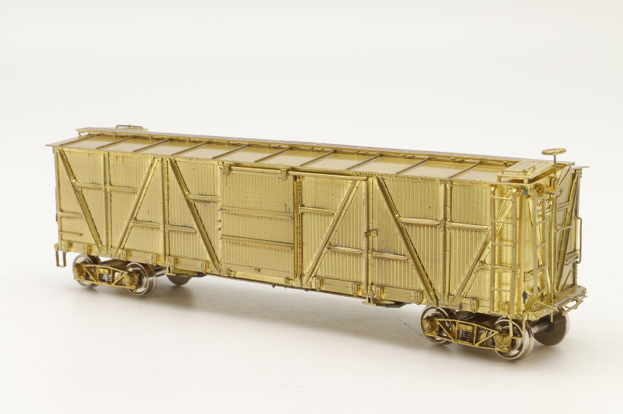 FM Models/MTS Imports HO Brass PPR X-23 Box Car, Plain Brass