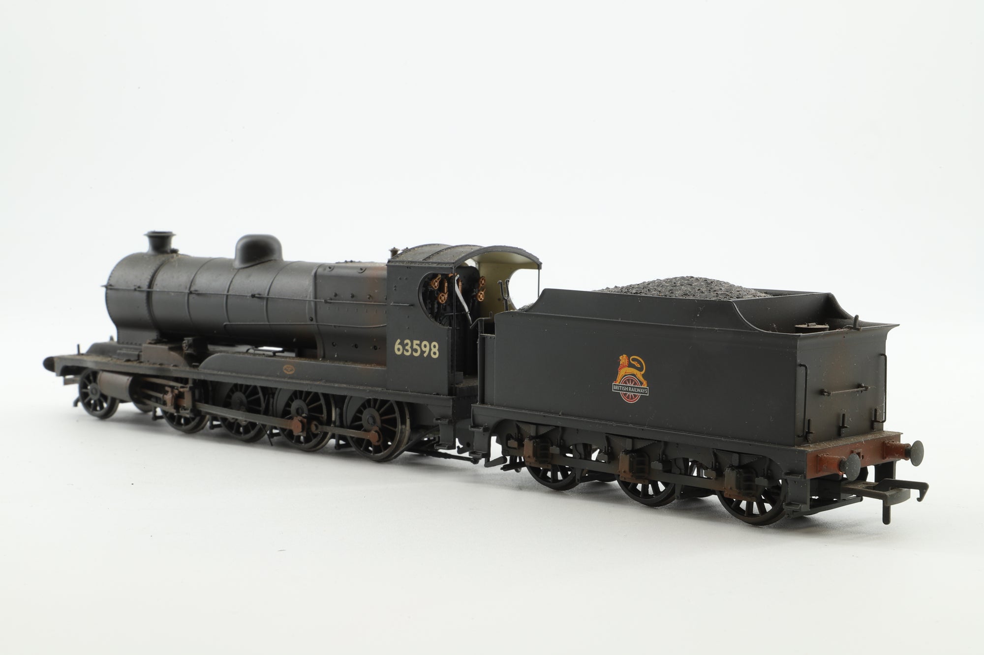 Bachmann OO 31-004 Robinson O4 '63598' BR Black E/Emblem, Weathered, DCC Sound