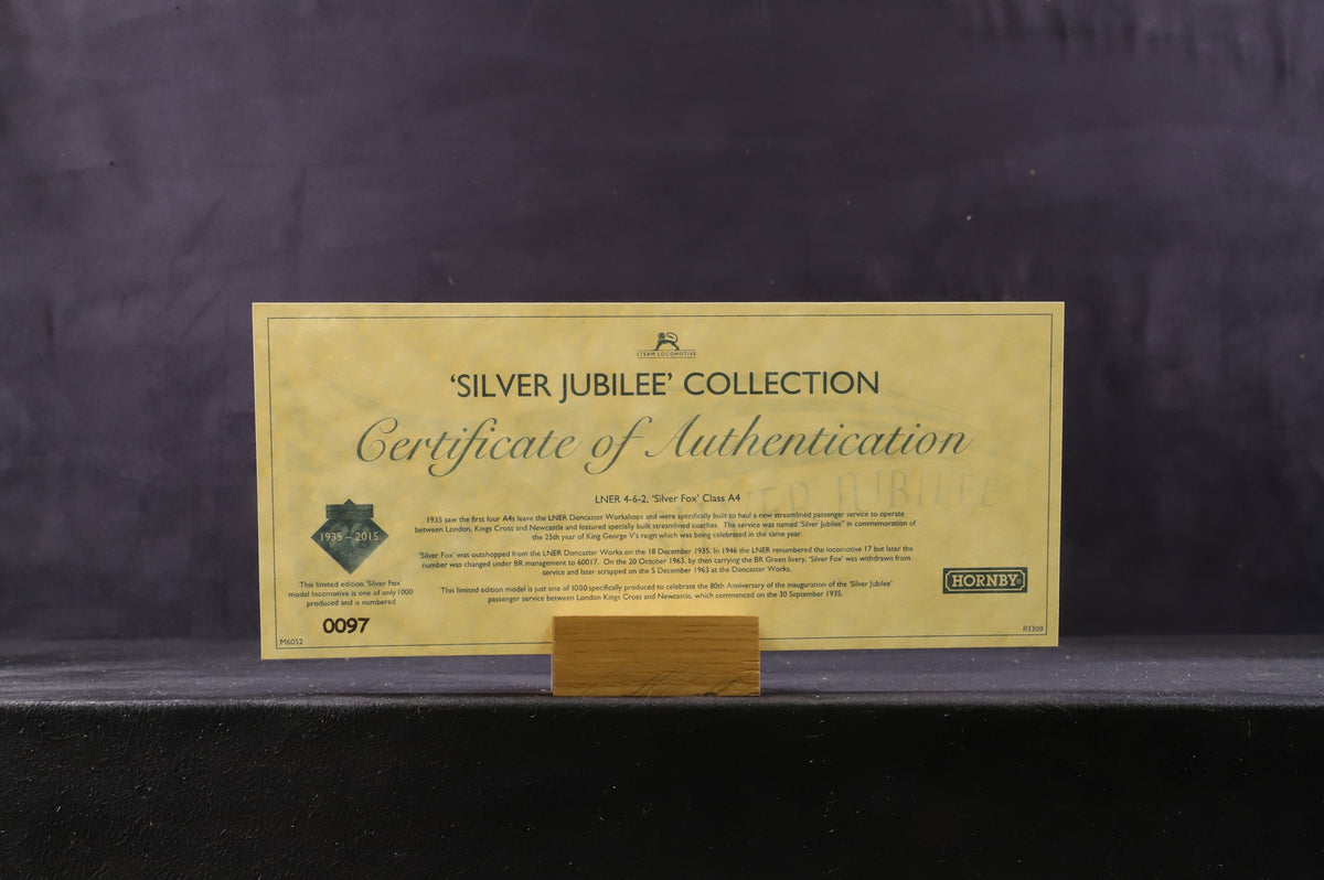 Hornby OO R3337 The Silver Jubilee Collection (4pcs), 80th Anniversary Ltd Ed. 97/1000