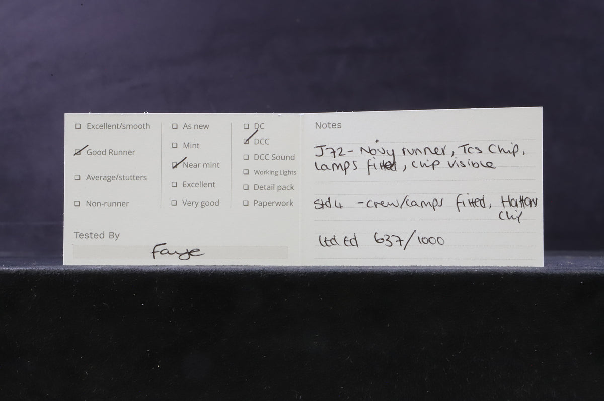 Bachmann OO 30-060 Kader 60th Anniversary Set Incl. J72 &amp; Standard 4MT