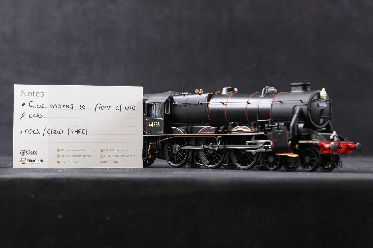 Hornby OO R30227 BR Stanier 5MT Black 5 Caprotti 4-6-0 &#39;44755&#39; - Era 4