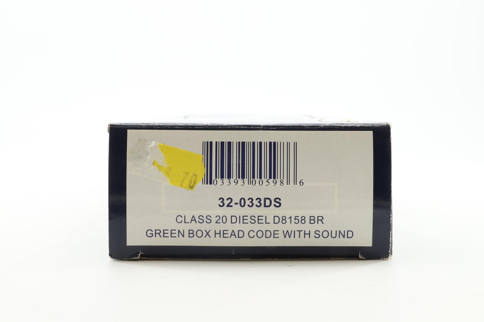 Bachmann OO 32-033DS Class 20 Diesel 'D8158' BR Green Box Head Code DCC Sound Removed