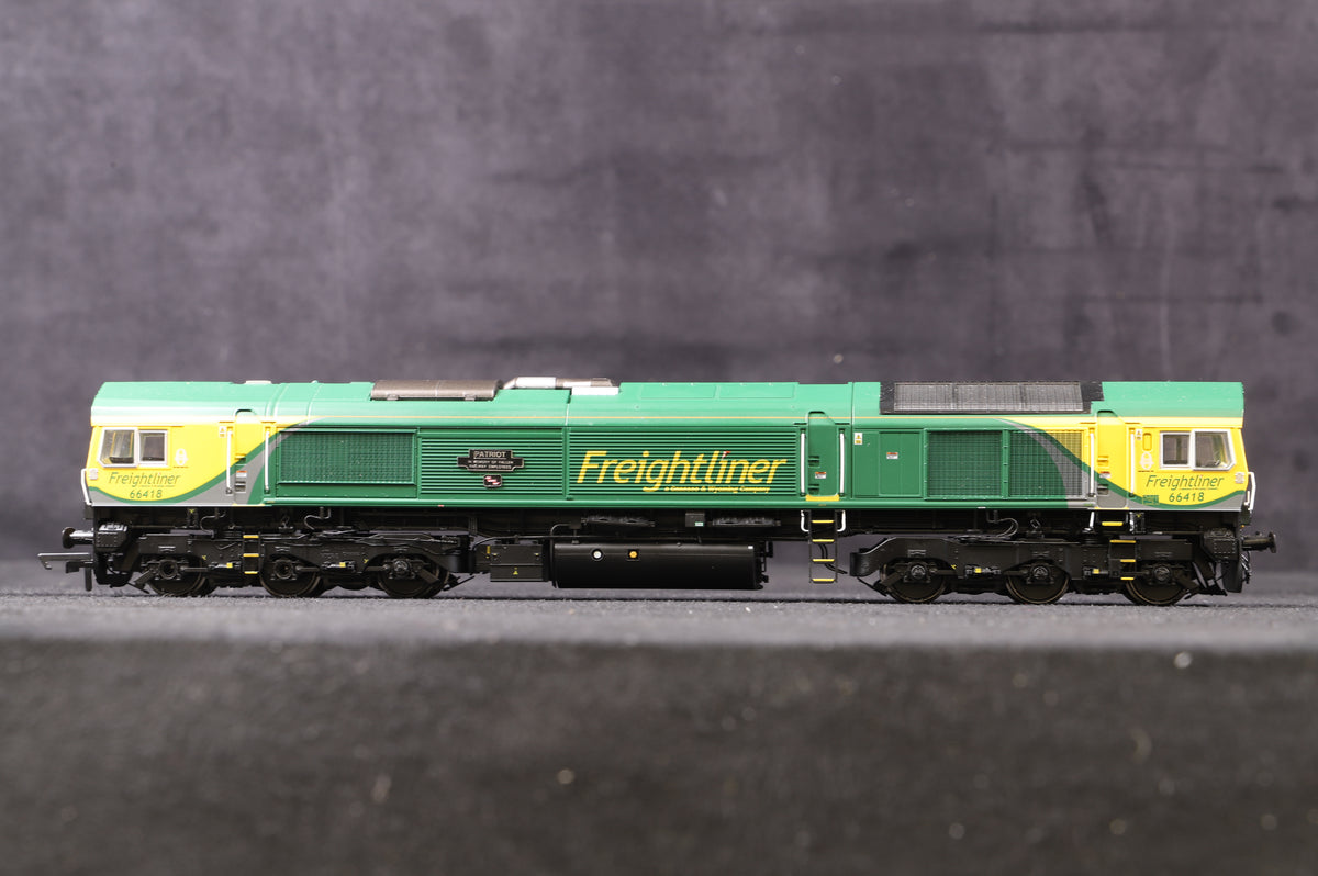 Hattons OO H4-66-019 Class 66 &#39;66418&#39; &#39;Patriot&#39; Freightliner Powerhaul, DCC Sound