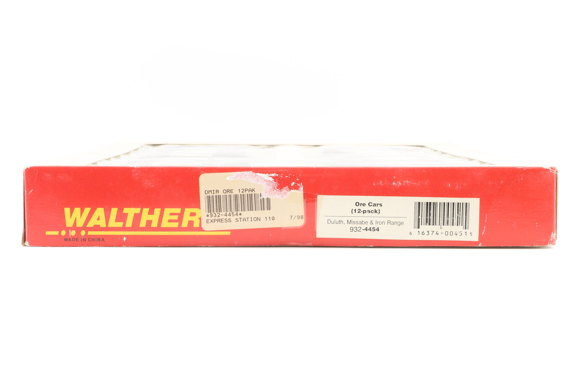 Walthers HO 932-4454 12-Pack of Ore Cars in DMIR Brown - Pro-Customised/Weathered