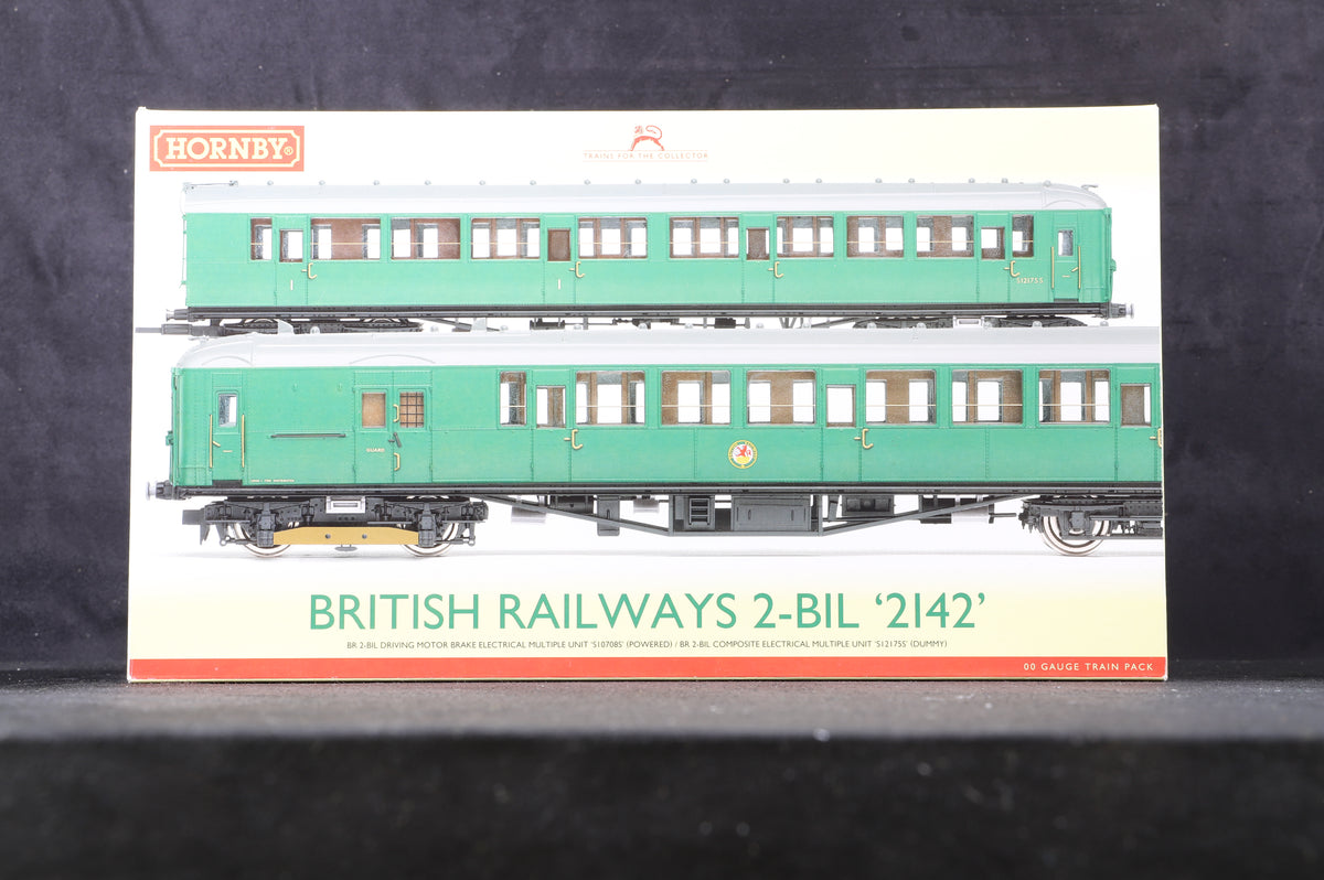 Hornby OO R3162A BR 2-Bil &#39;2142&#39; Train Pack BR 2-Bil Driving Motor Brake EMU &#39;S10708S&#39; &amp; Composite EMU &#39;S12175S&#39;