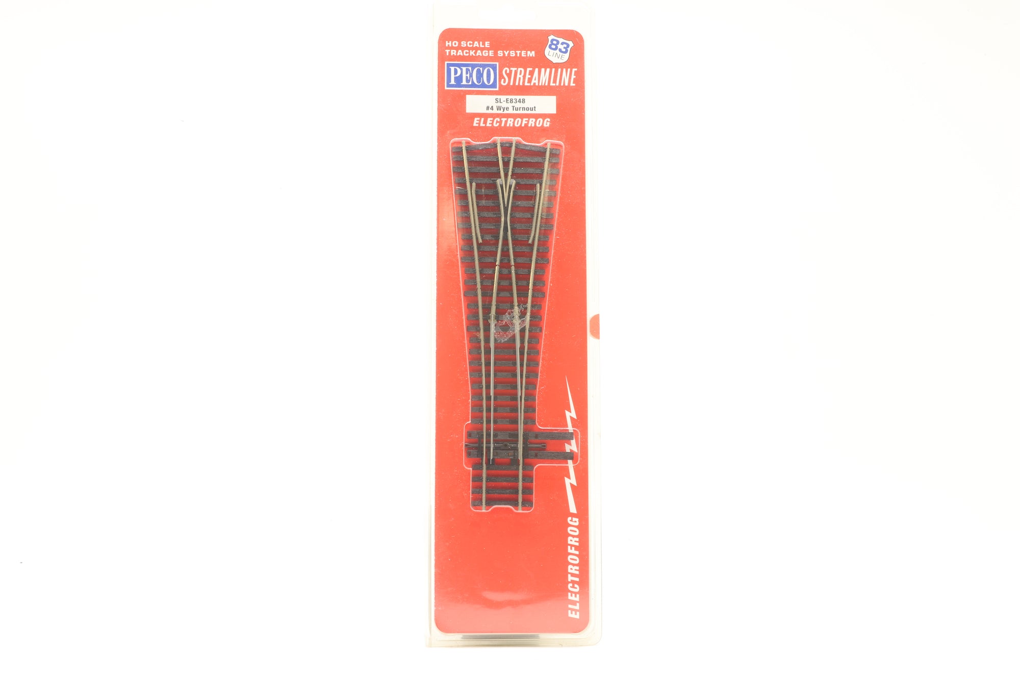 Peco Streamline HO SL-E8348 4 Wye Turnout Electrofrog