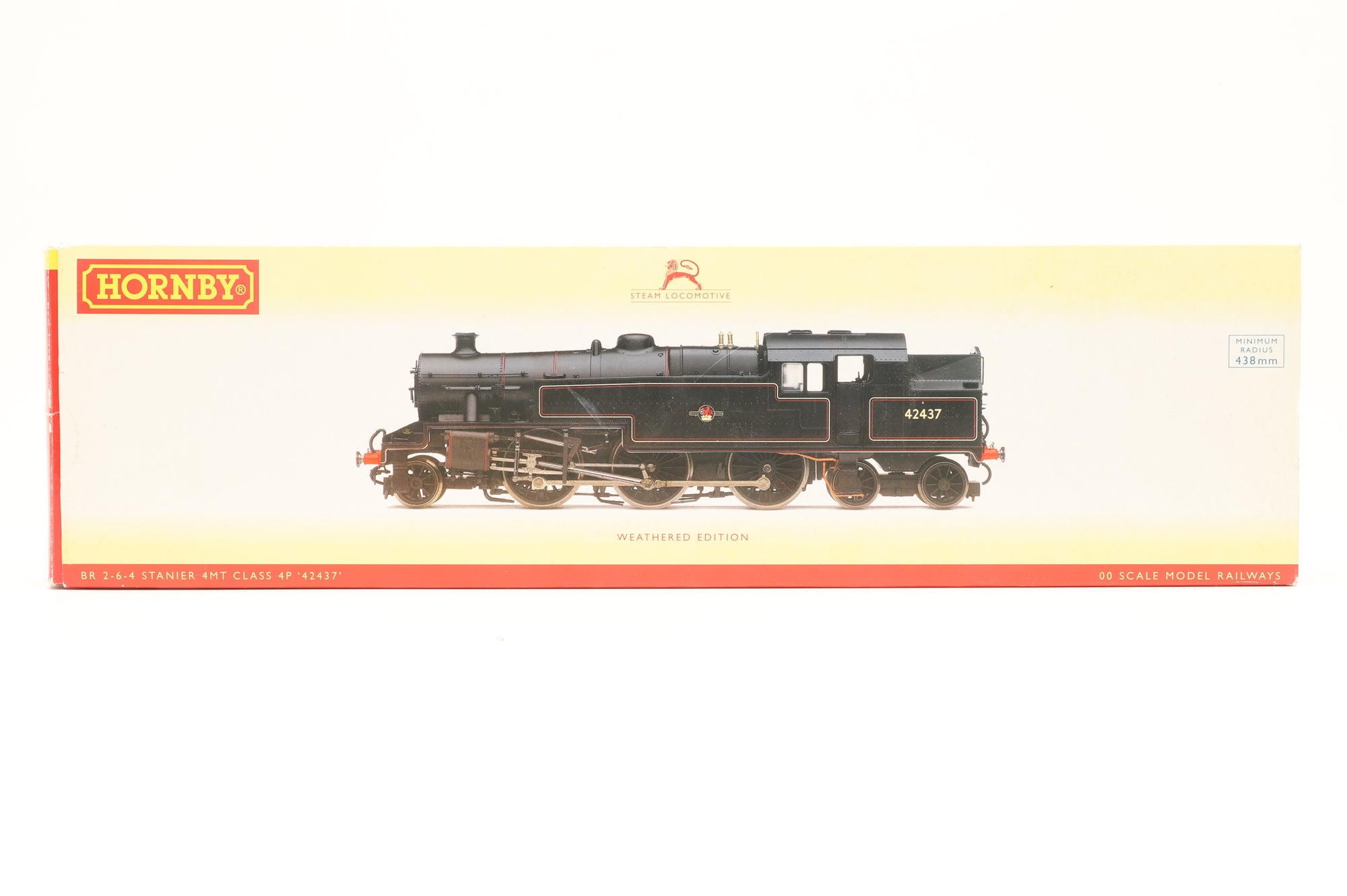 Hornby OO R2637X Stanier 4MT '42437' BR Black L/C Weathered DCC Sound
