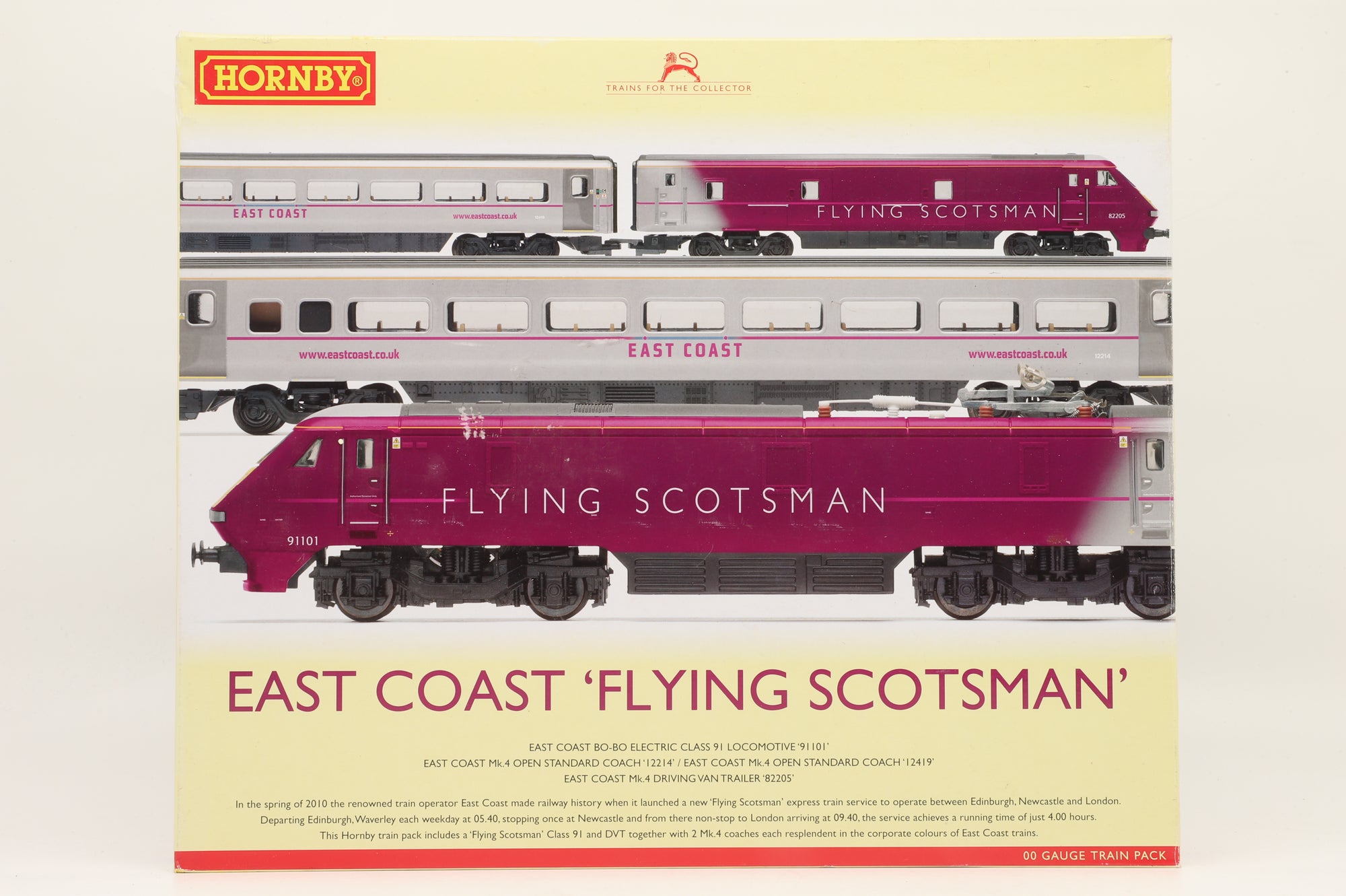 Hornby OO R3133 Class 91 East Coast Flying Scotsman Train Pack