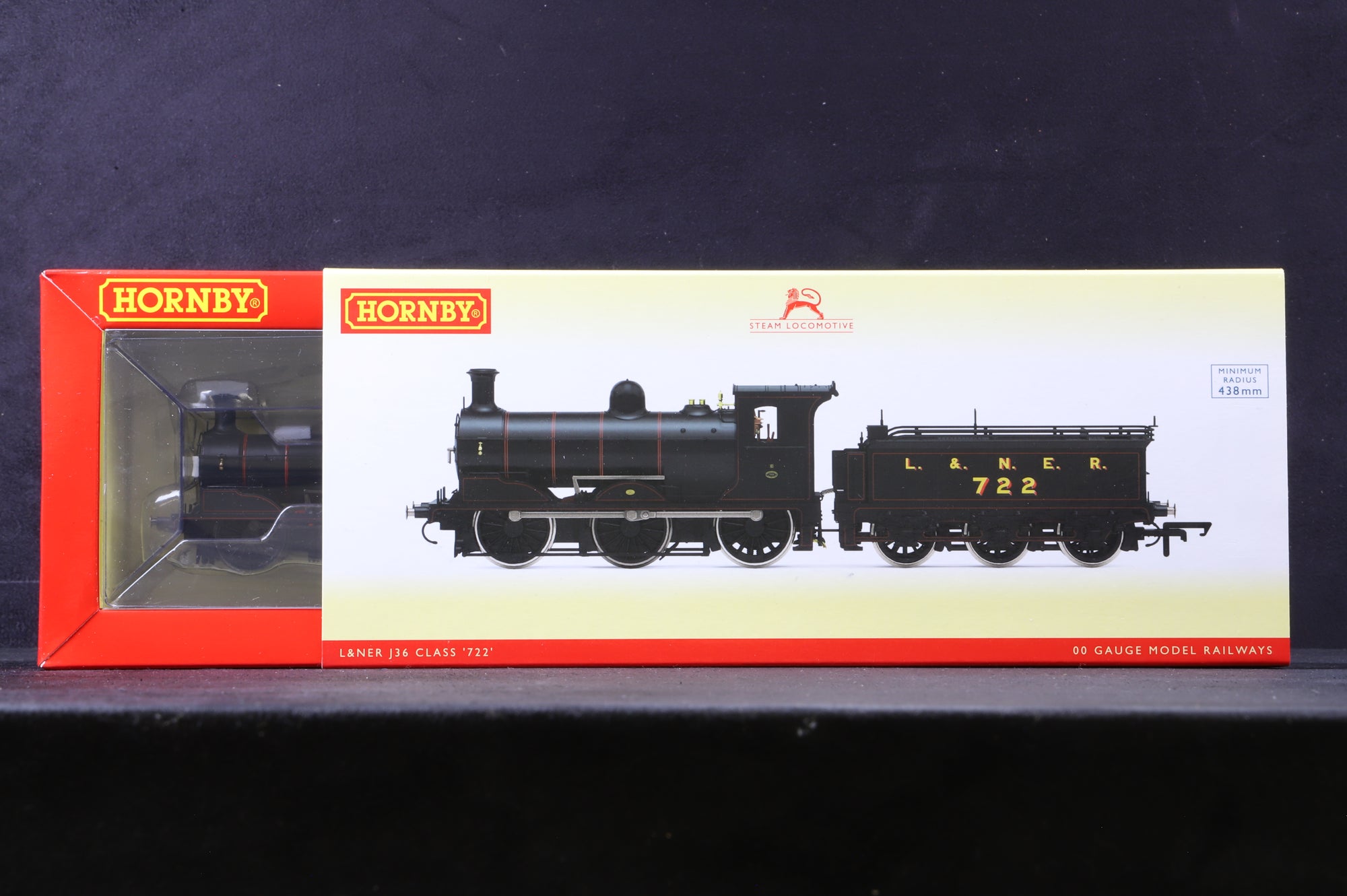 Hornby OO R3621 Class J36 '722' LNER Black - Clark Railworks