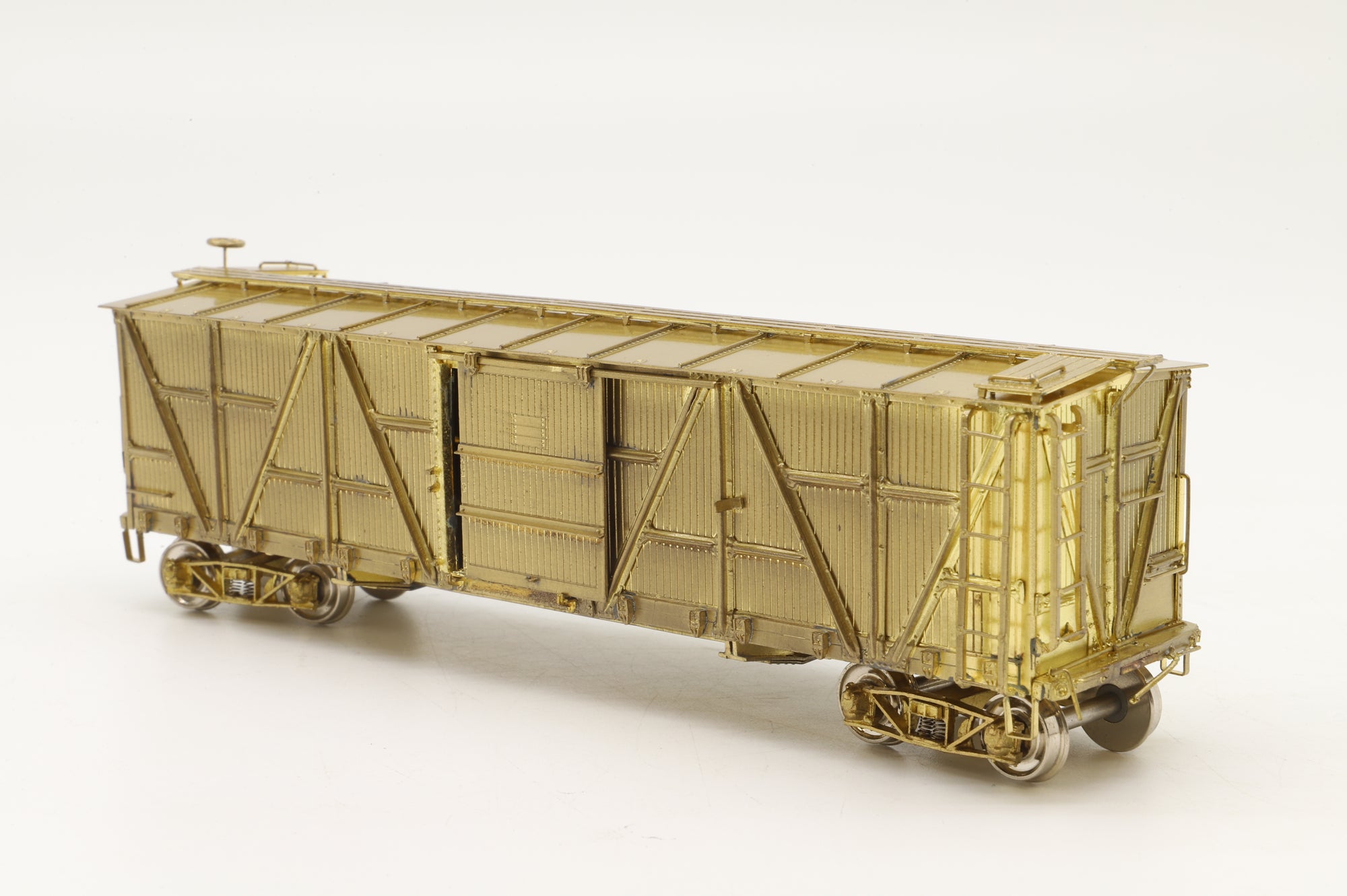 FM Models/MTS Imports HO Brass PPR X-23 Box Car, Plain Brass