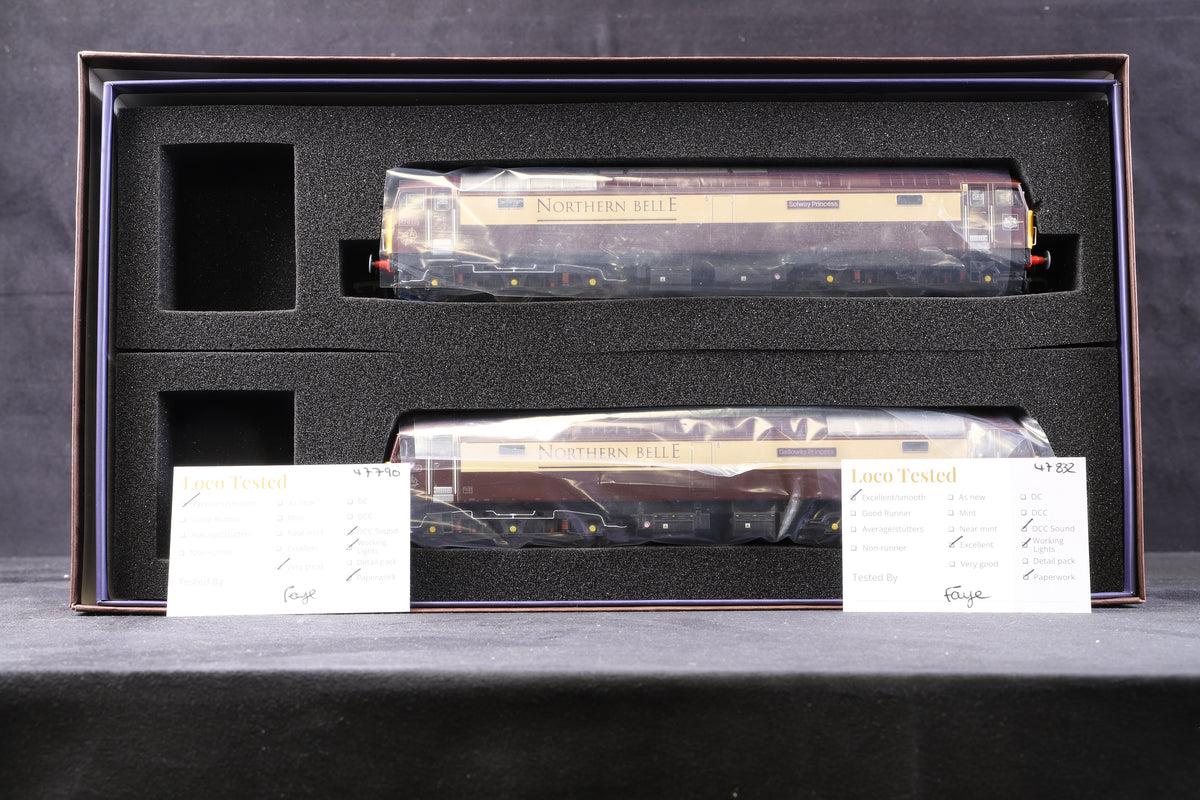 ViTrains OO V2000/1 Twin Pack Class 47s &#39;47790 &amp; 47832&#39; Northern Belle Ltd Ed 130/ 400, DCC Sound