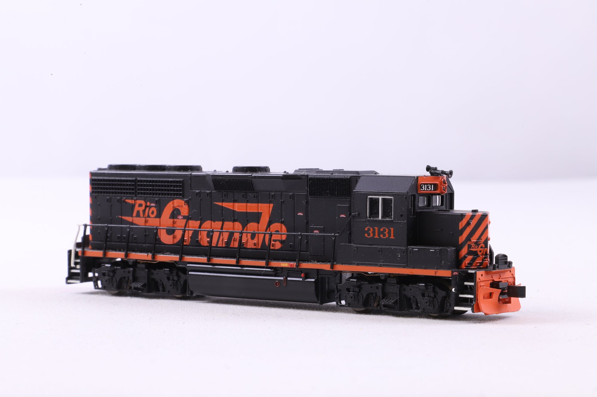 Atlas N Gauge 9183 GP40 No.3131 in Rio Grande Black/Orange