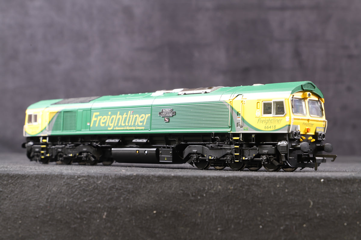 Hattons OO H4-66-019 Class 66 &#39;66418&#39; &#39;Patriot&#39; Freightliner Powerhaul, DCC Sound