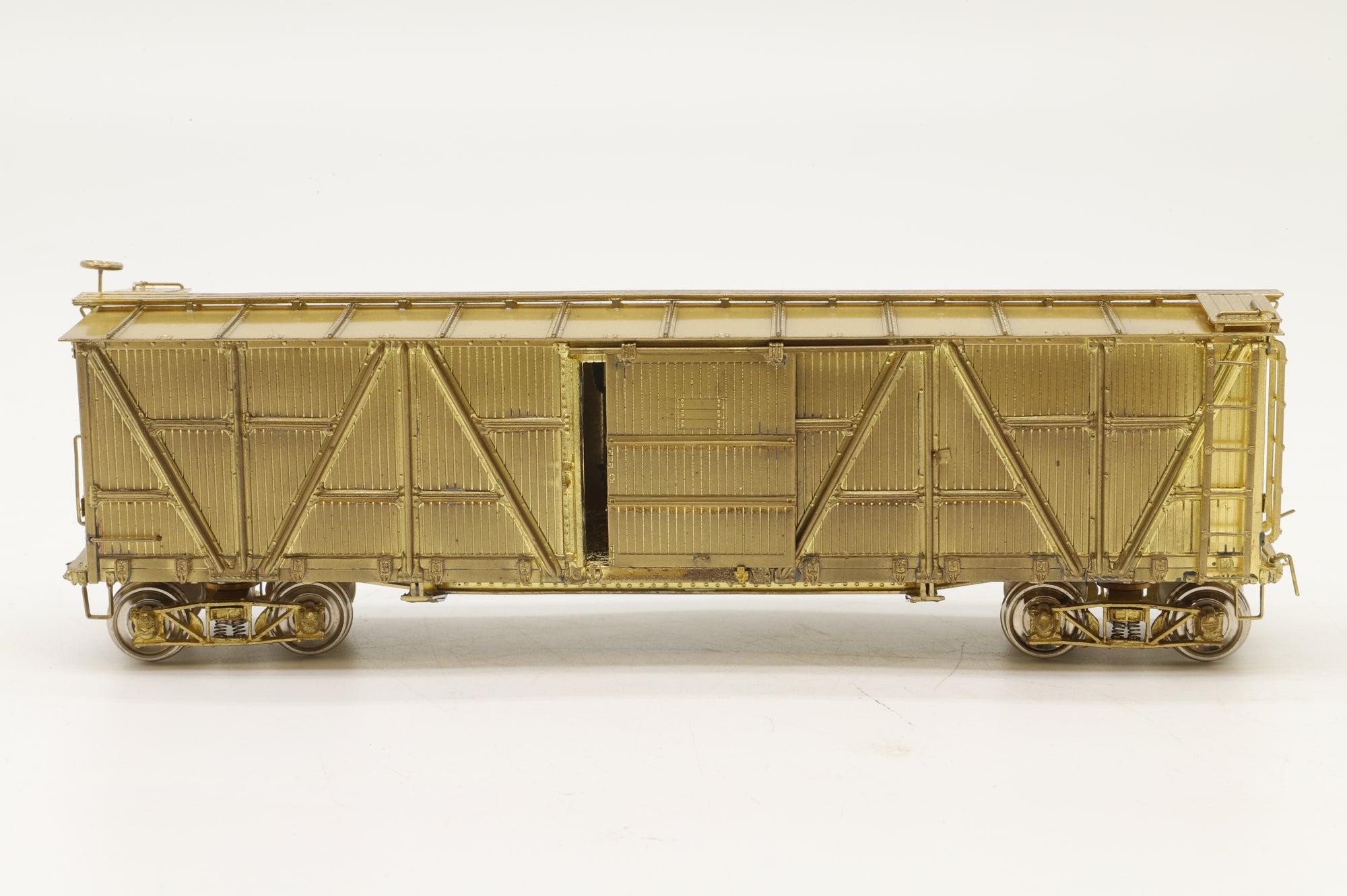FM Models/MTS Imports HO Brass PPR X-23 Box Car, Plain Brass
