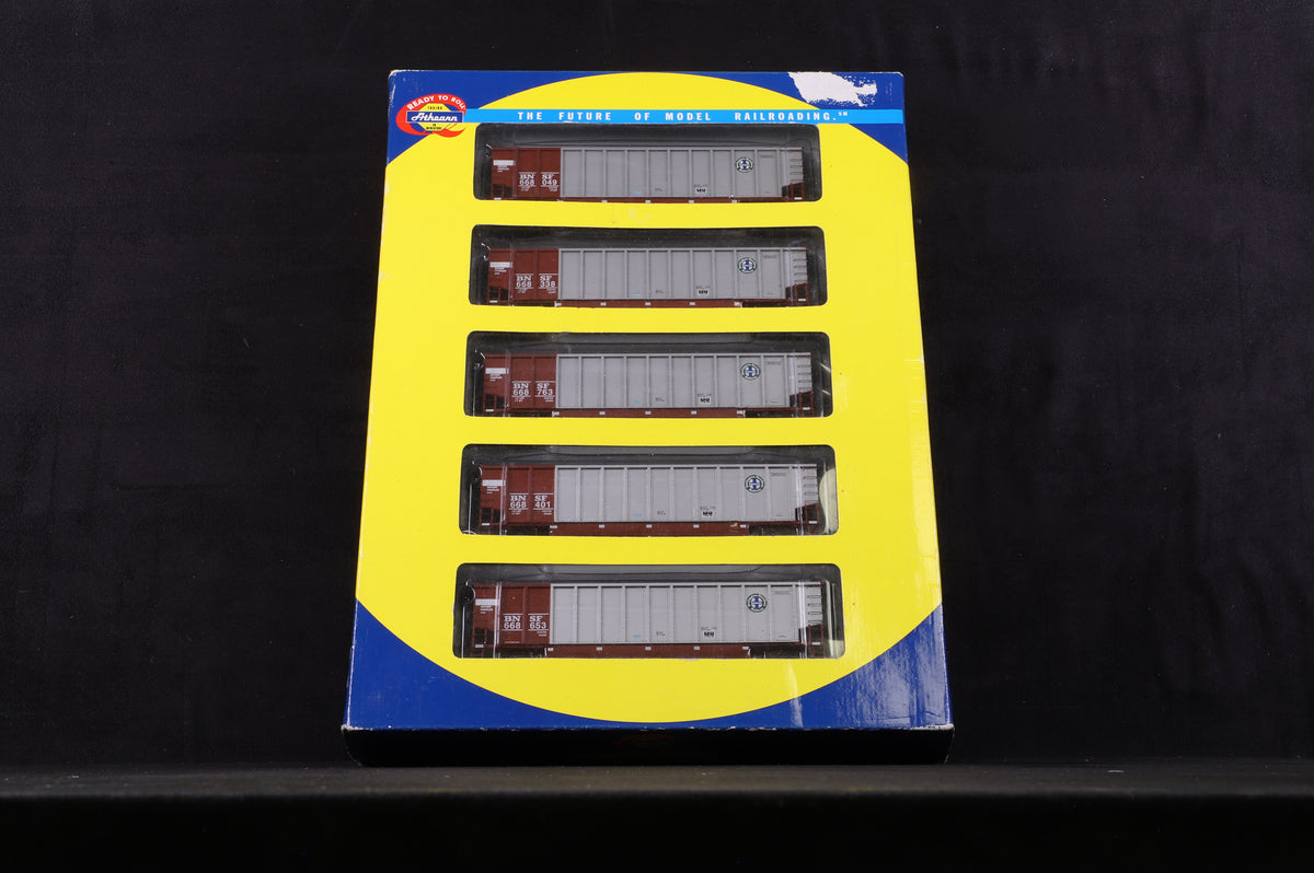 Athearn HO 93006 BNSF Pack Of 5 BethGon Coalporter Wagons