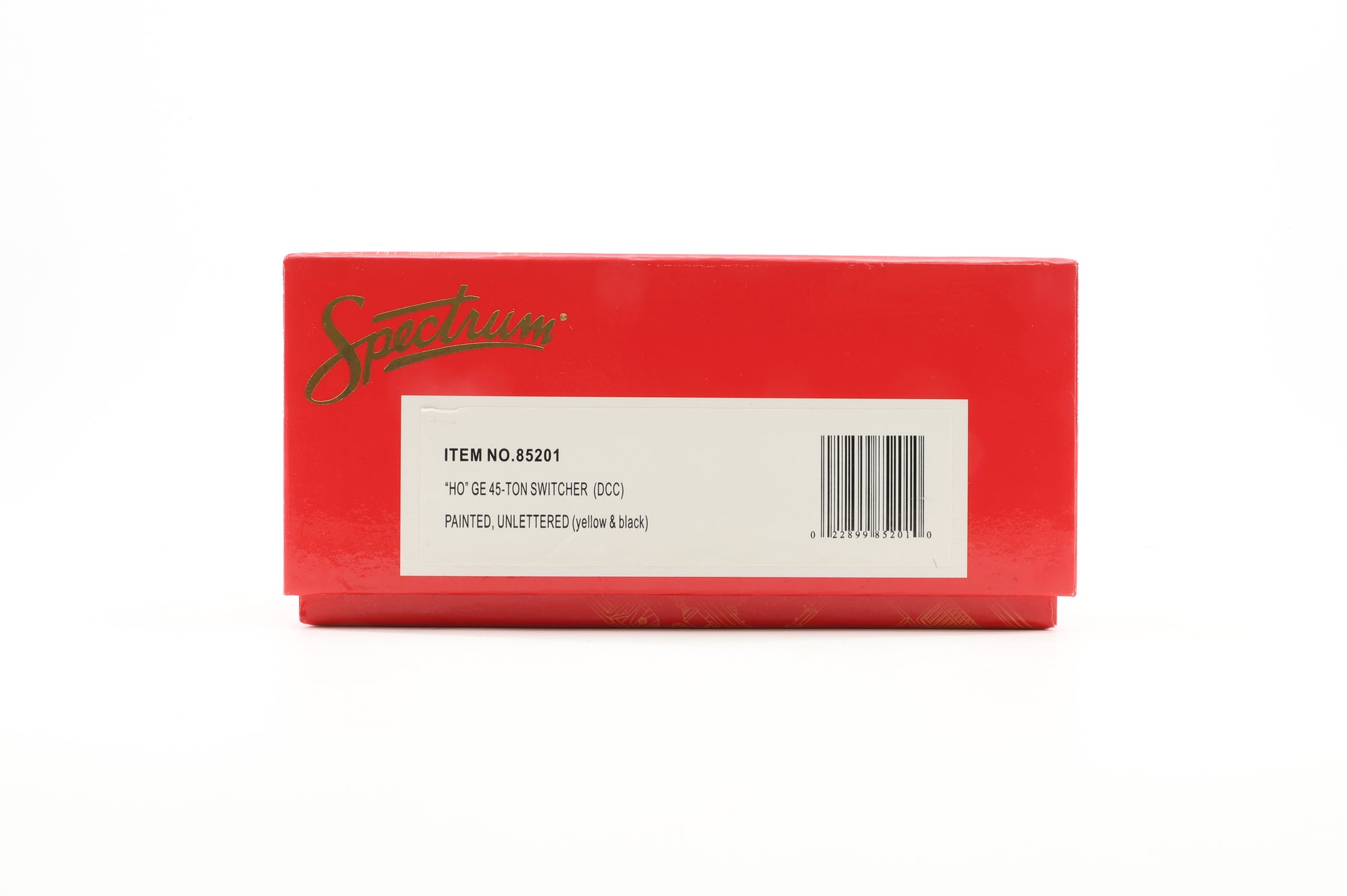 Spectrum HO 85201 GE 45-Ton Switcher Painted Unlettered Yellow & Black, DCC Fitted