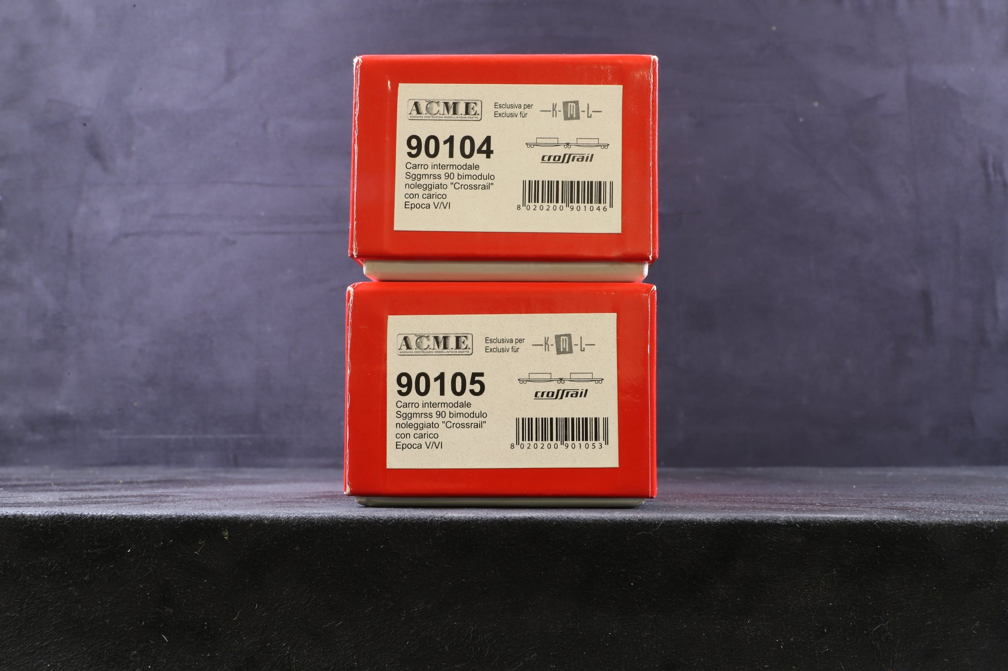 ACME HO 90104 & 90105 Intermodal Wagons & Containers