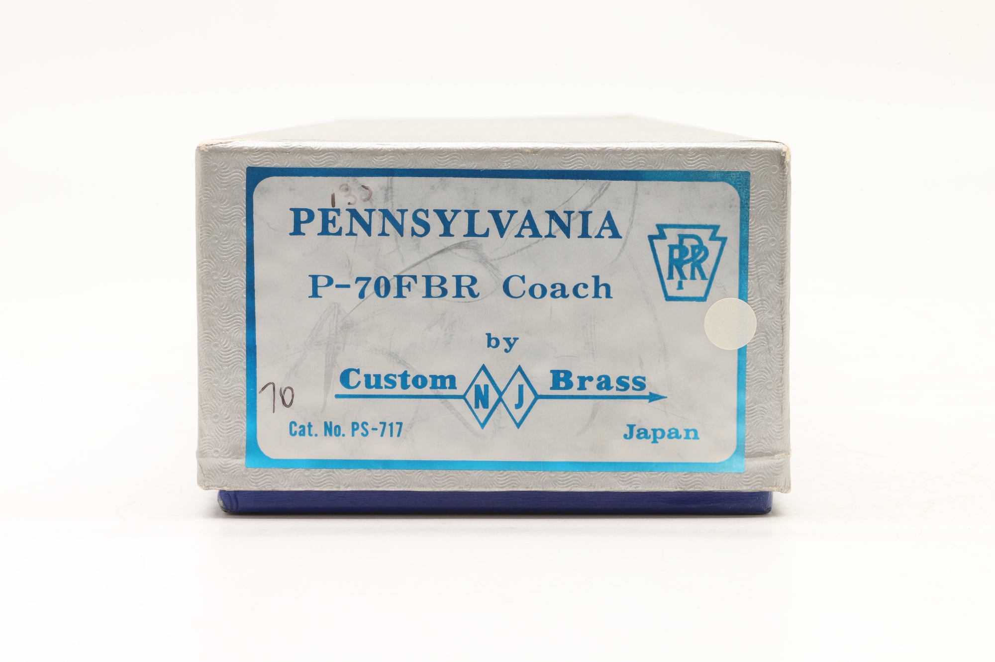 Custom NJ Brass/Kumata HO Brass P-70FBR Coach 1643