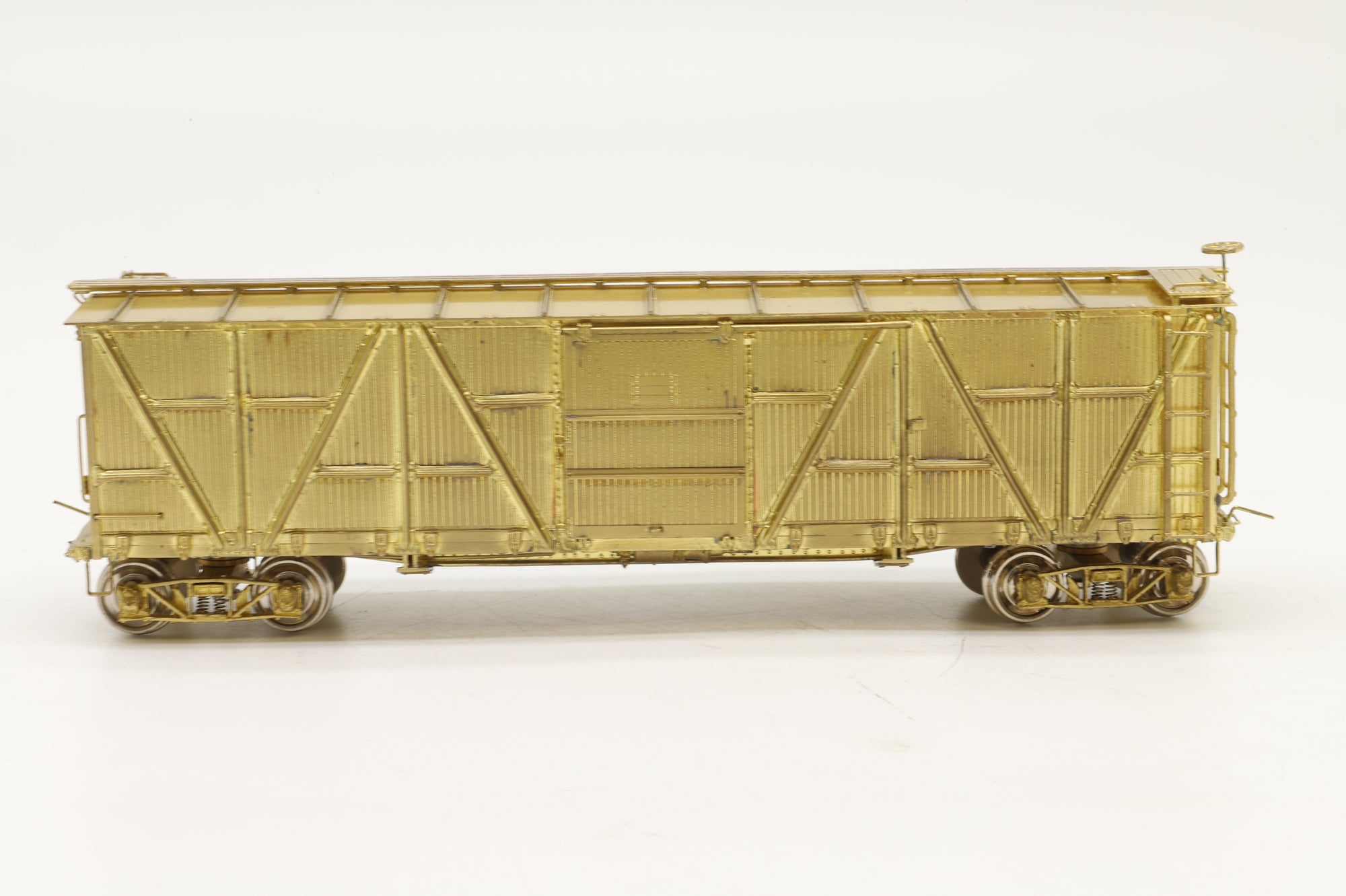 FM Models/MTS Imports HO Brass PPR X-23 Box Car, Plain Brass