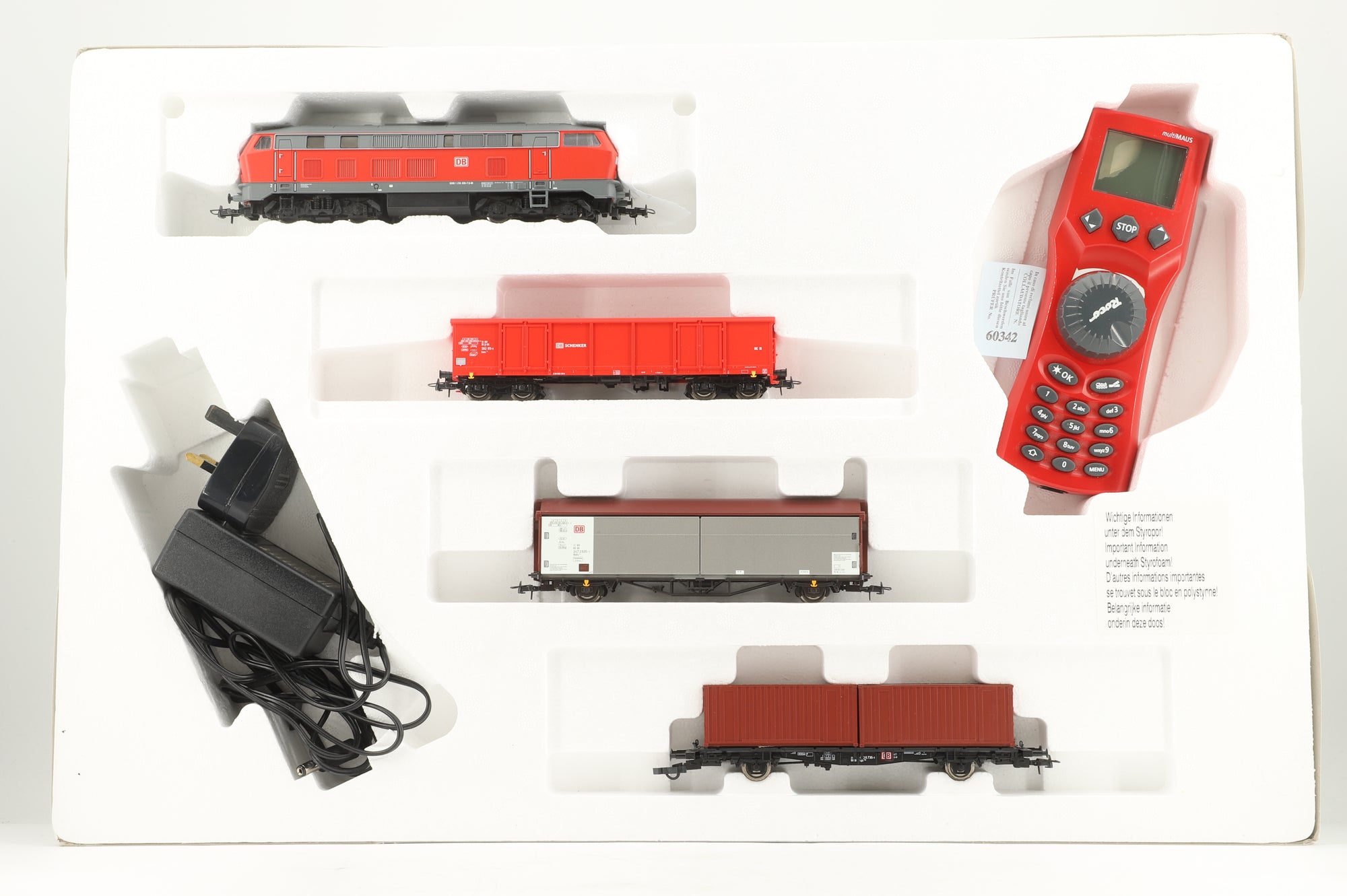 Roco HO 51312 DBAG BR218 Freight Starter Set DCC Fitted
