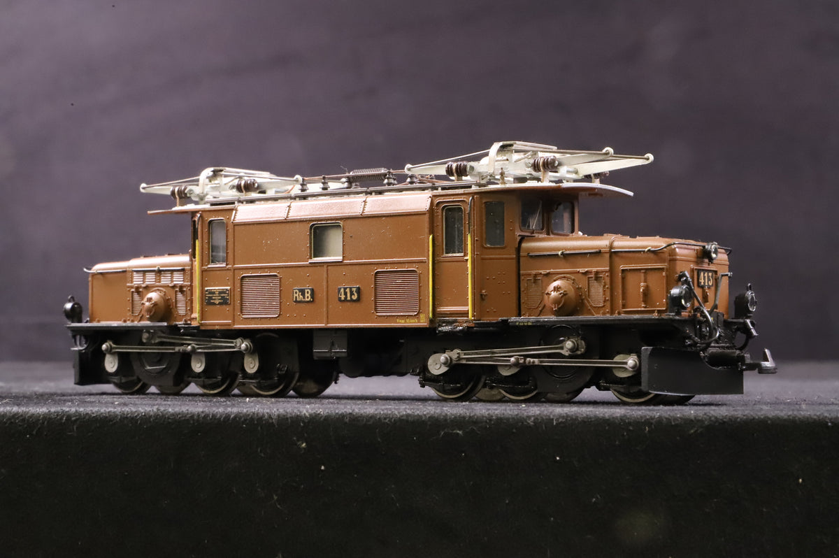 Bemo Hom 1255 Ge 6/6 &#39;Krokodil&#39; Electric Locomotive 411 RHB