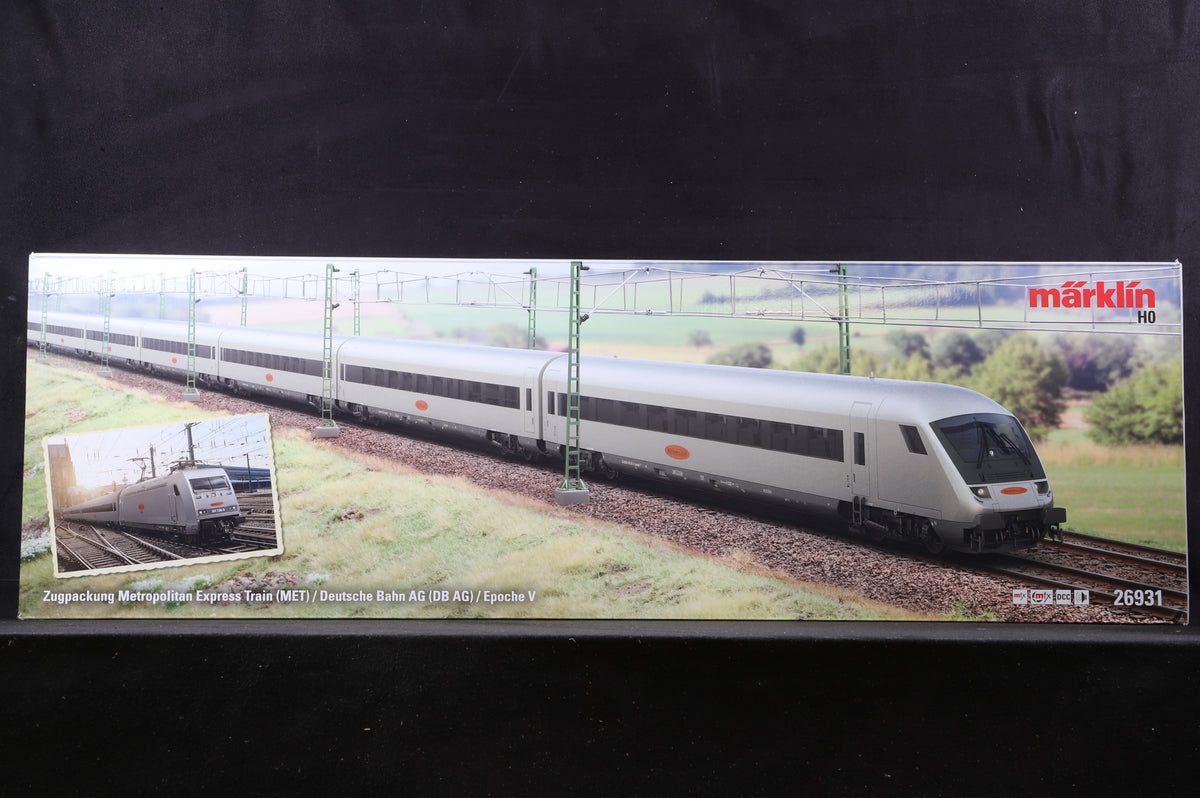 Marklin 26931 Metropolitan Express Train (MET) Train Set, with MFX Sound