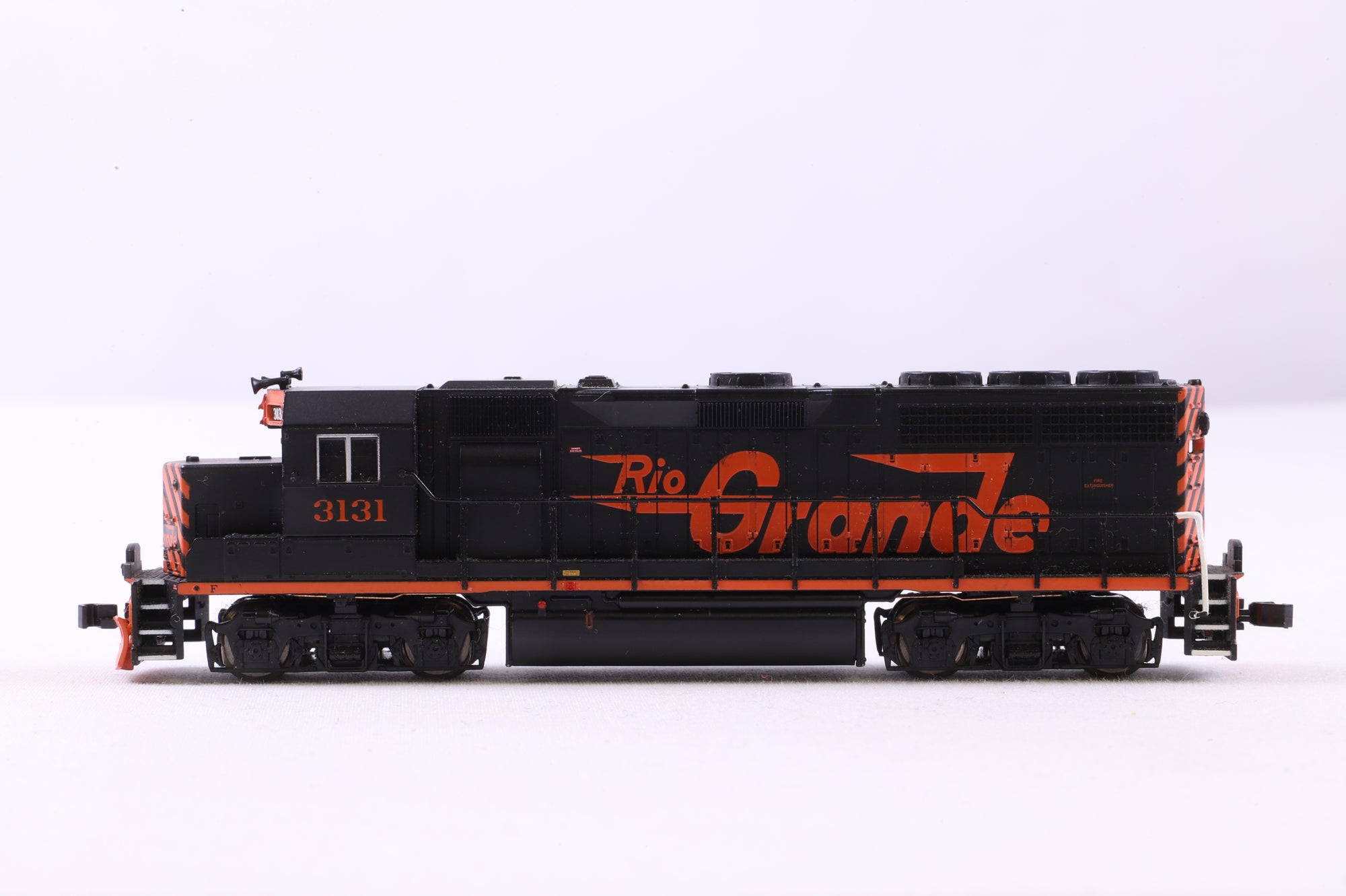 Atlas N Gauge 9183 GP40 No.3131 in Rio Grande Black/Orange