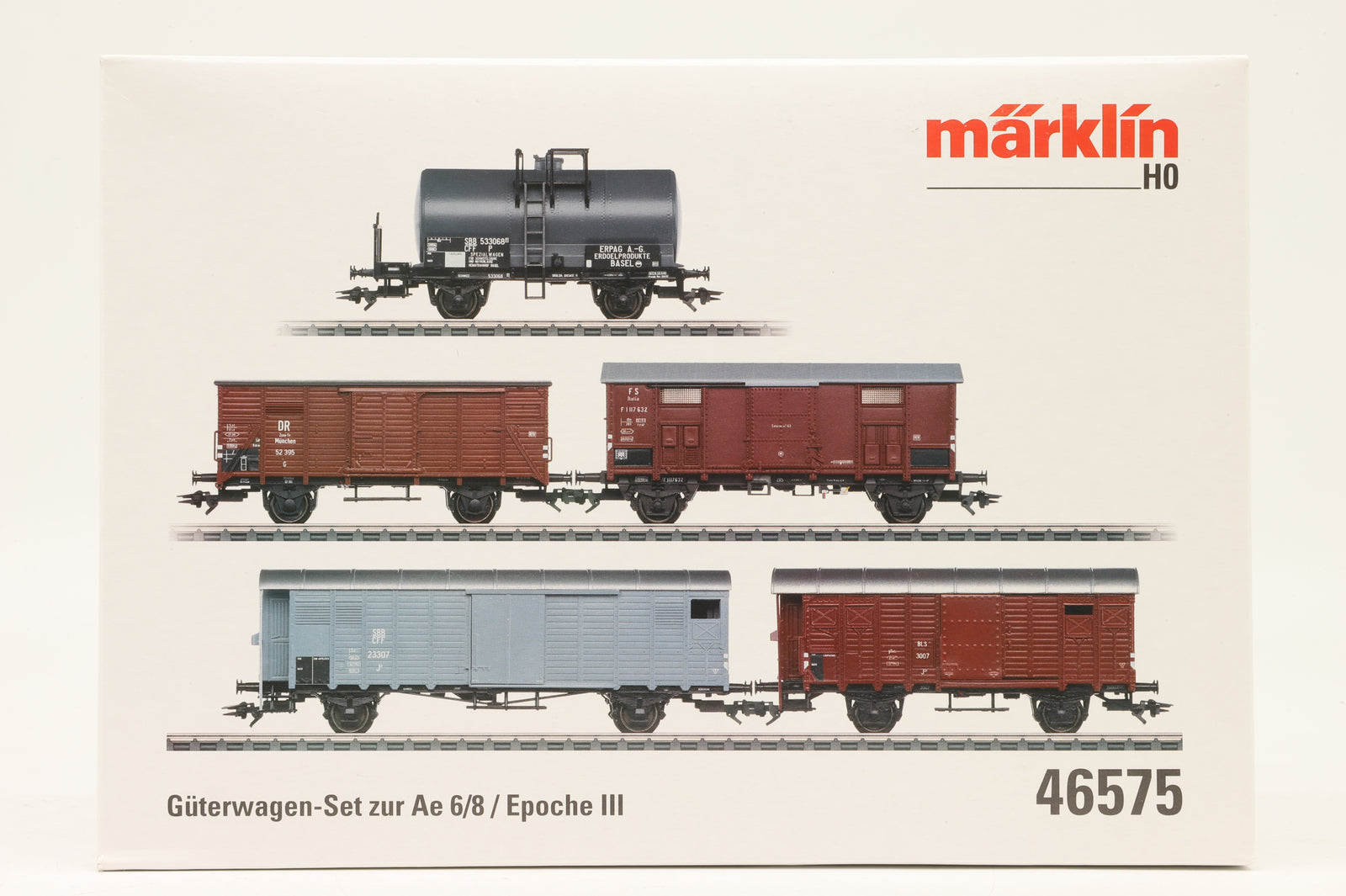 Marklin HO 46575 Freight Car Set for Class Ae 6/8