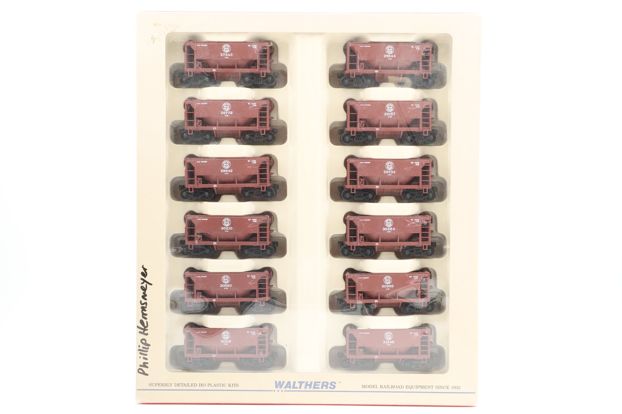Walthers HO 932-4454 12-Pack of Ore Cars in DMIR Brown