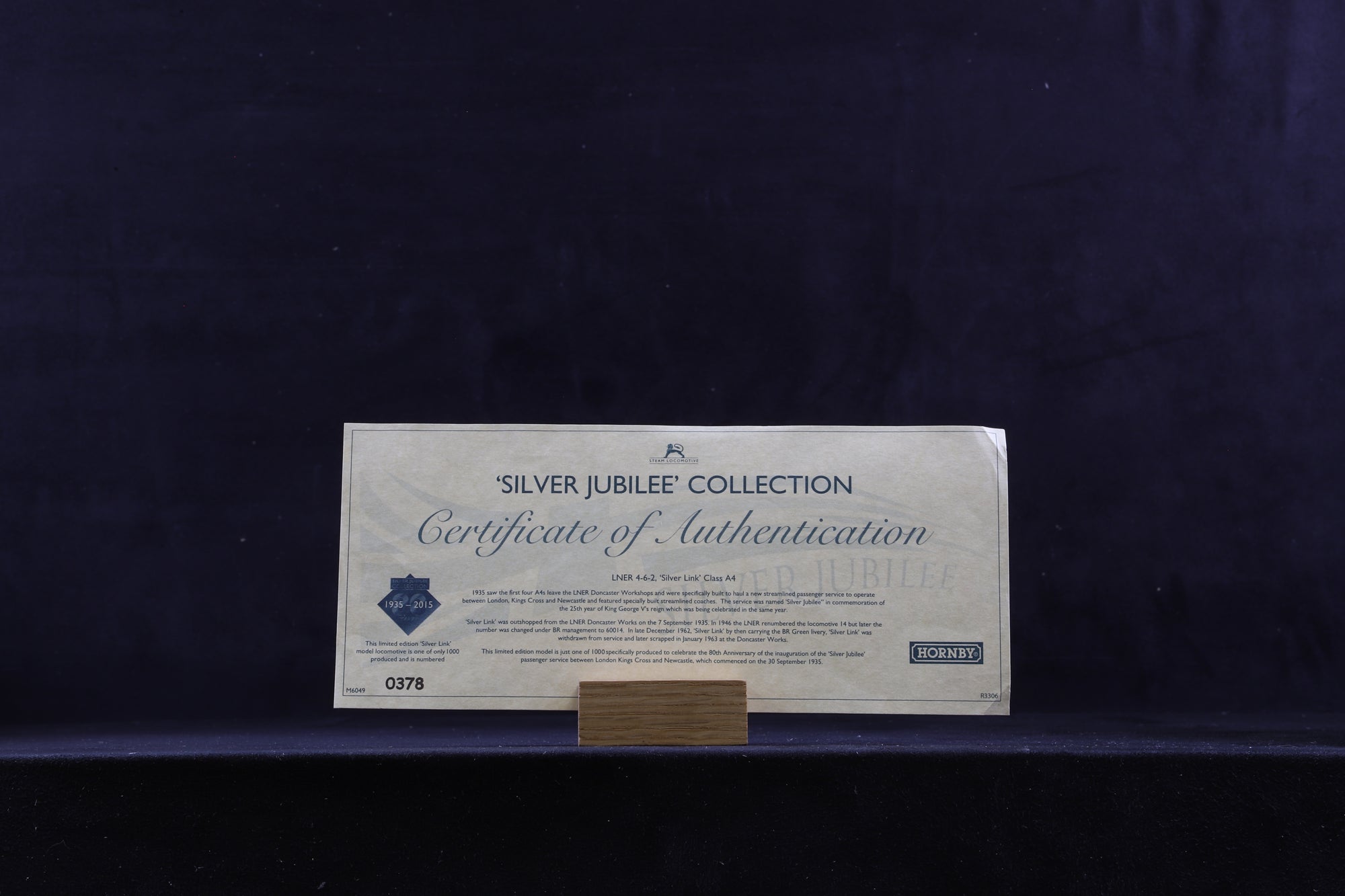 Hornby OO R3337 The Silver Jubilee Collection  80th Anniversary Ltd Ed 378/ 1000 4 Loco Set