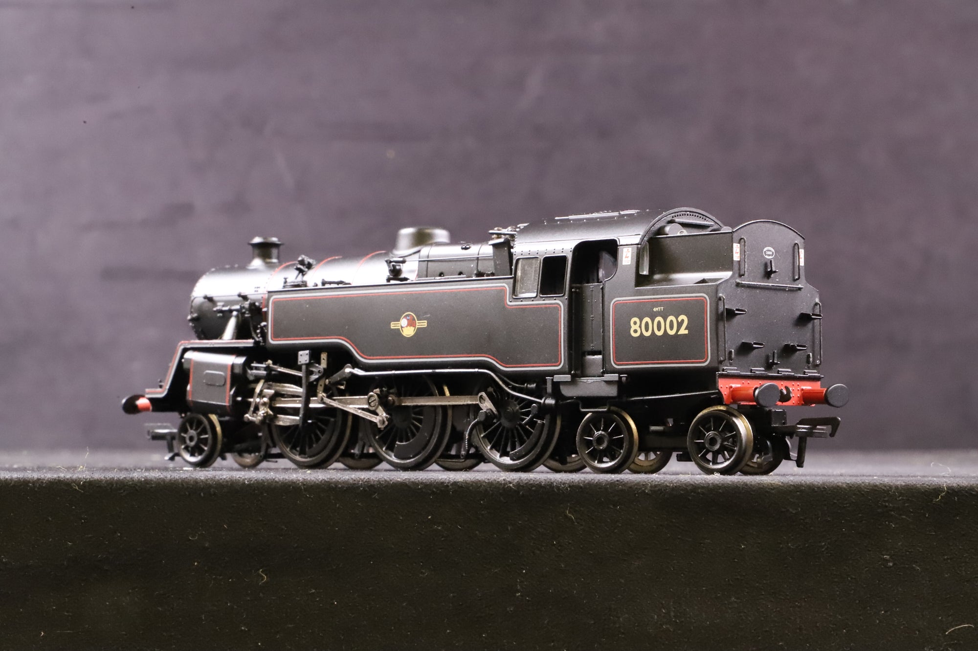 Bachmann OO 32-354 Standard Class 4MT Tank '80002' BR Lined Black L/C