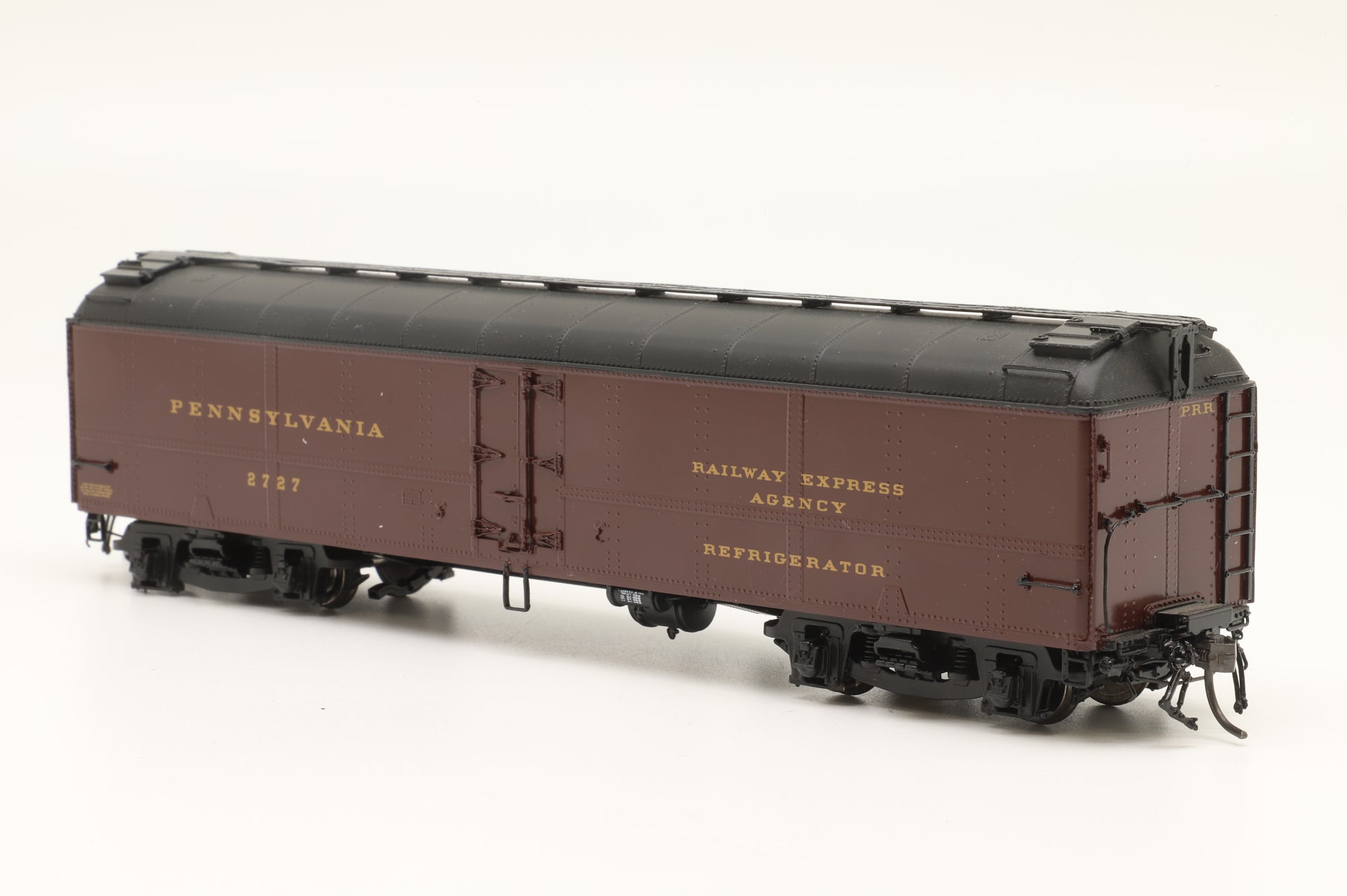 BooRim Precision Co. Inc./Rail Classics HO PRR R-50b '2727' Version 1, Factory Painted Brass