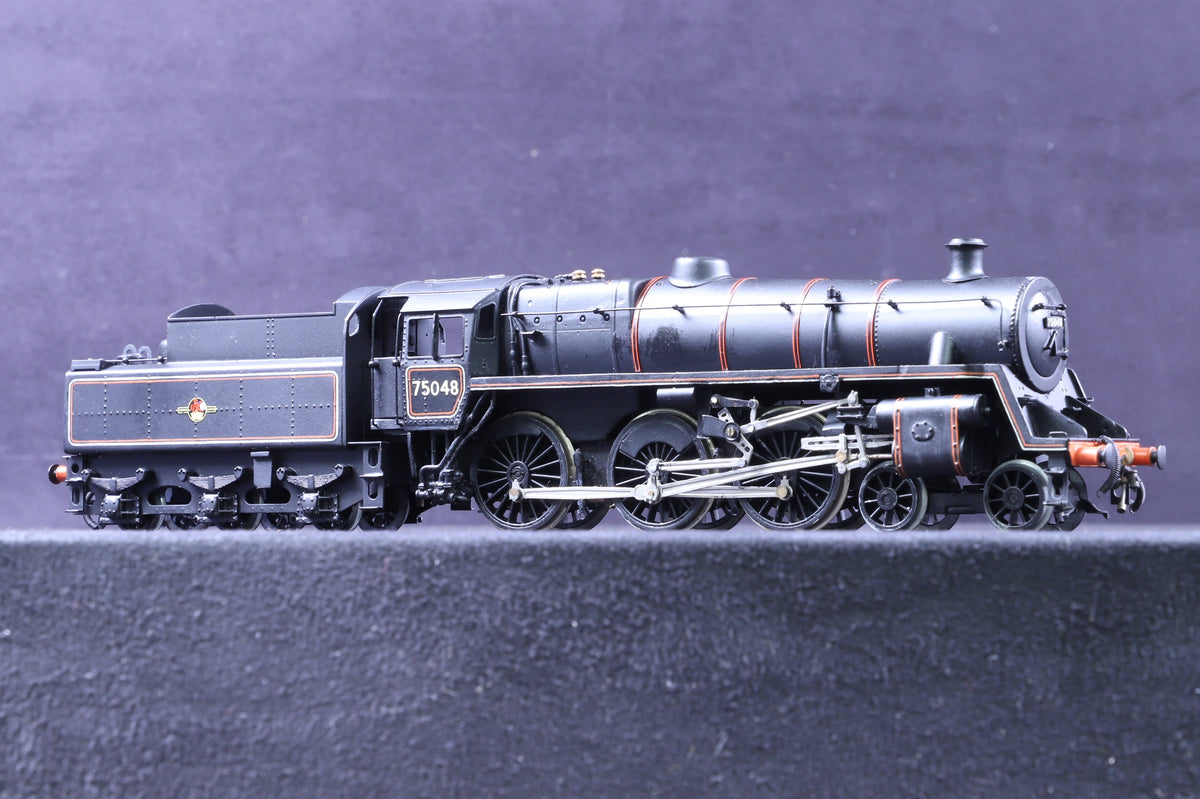 DJH OO Kit Built BR Standard Class 4 75048 in BR Lined Black w/ Late Crests