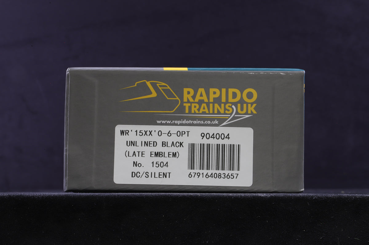 Rapido Trains OO 904004 Class 15XX 1504 in BR Black w/ Late Crests