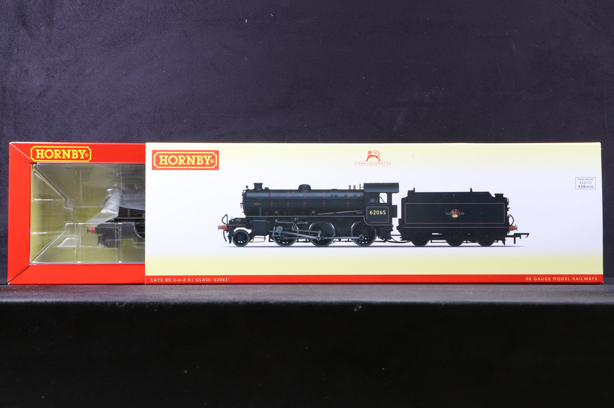 Hornby OO R3417 Class K 1 &#39;62065&#39; BR Lined Balck L/C