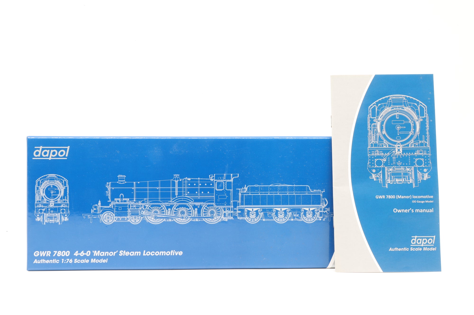Dapol OO 4S-001-006 Class 78 'Draycott Manor' '7810' BR Lined Green Small Early Crest