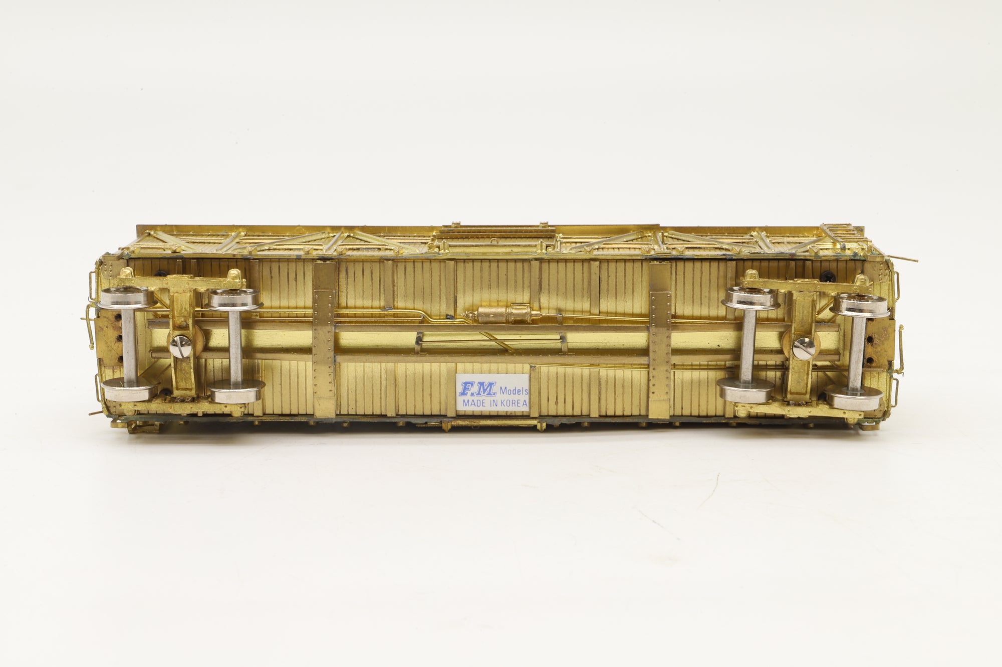 FM Models/MTS Imports HO Brass PPR X-23 Box Car, Plain Brass