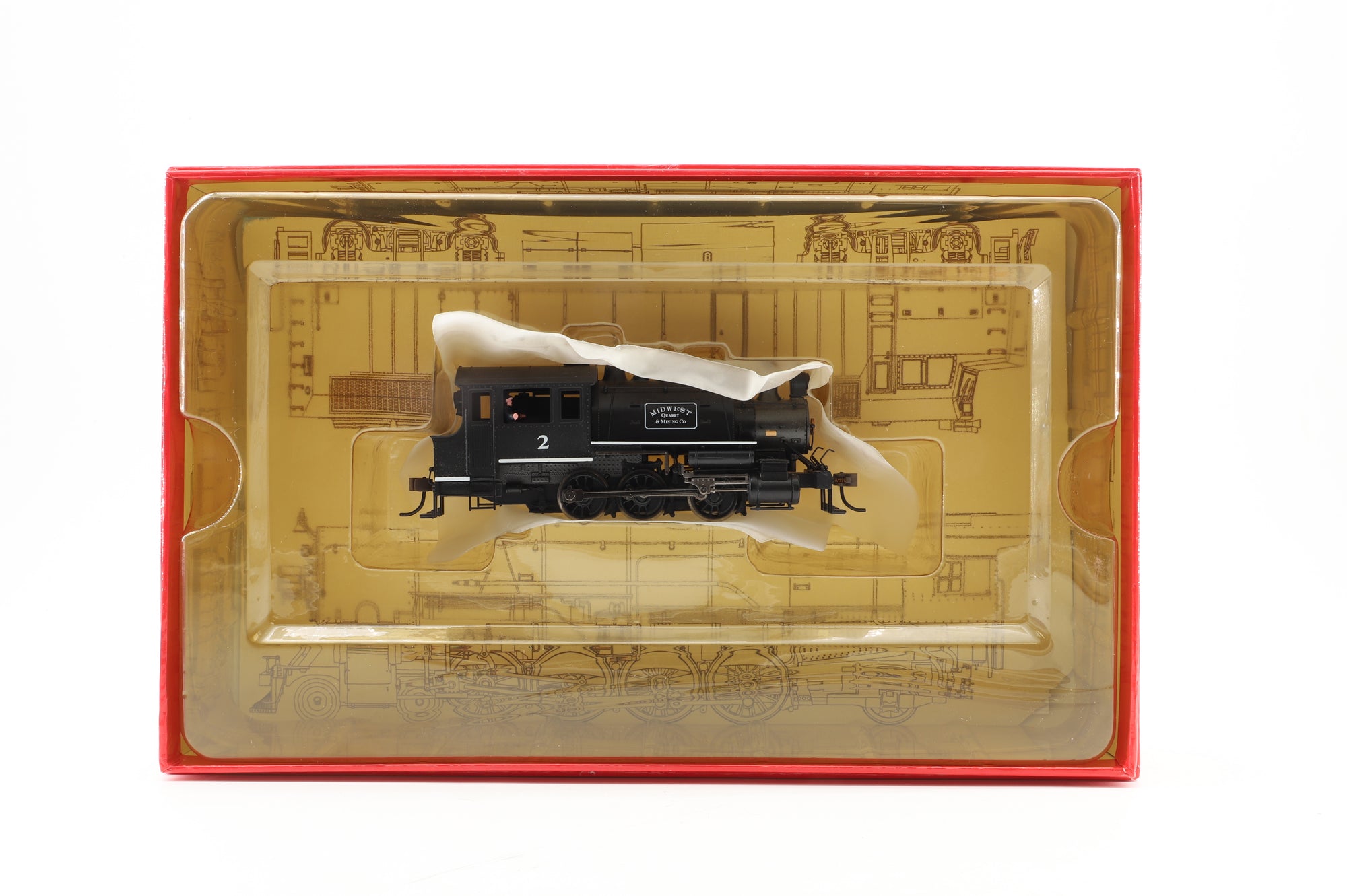 Spectrum HO 81814 Saddle Tank Midwest Quarry & Mining Co. '2', DCC Fitted