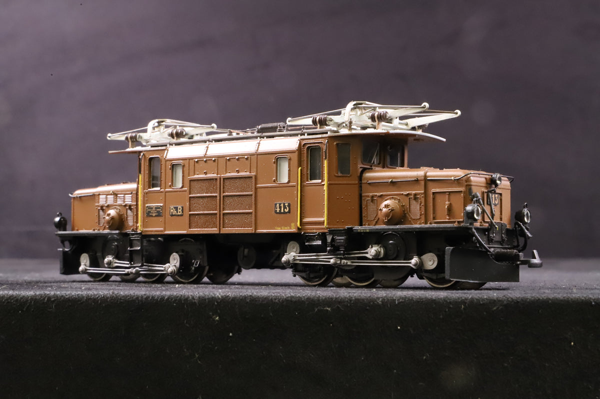 Bemo Hom 1255 Ge 6/6 &#39;Krokodil&#39; Electric Locomotive 411 RHB