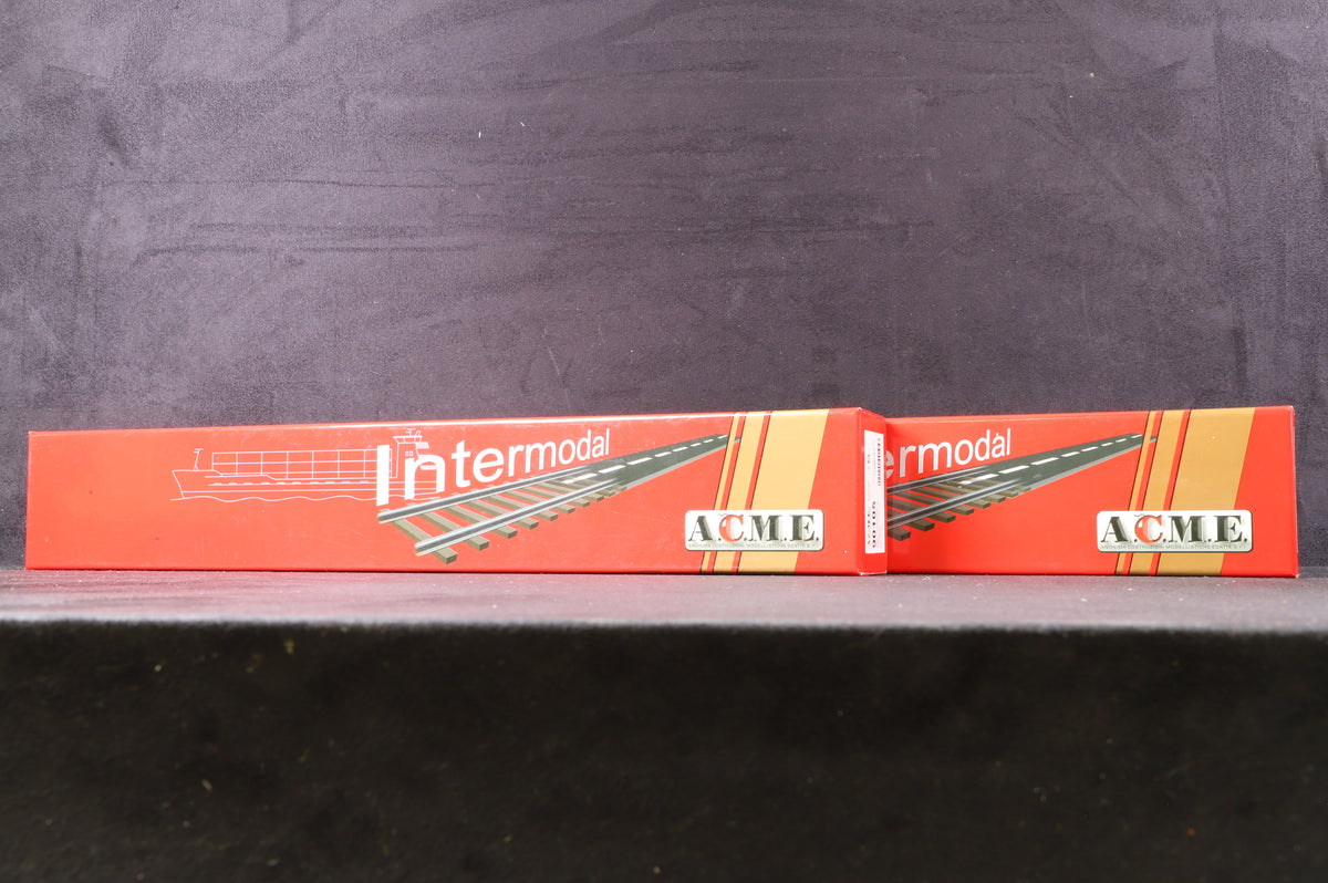 ACME HO 90104 &amp; 90105 Intermodal Wagons &amp; Containers