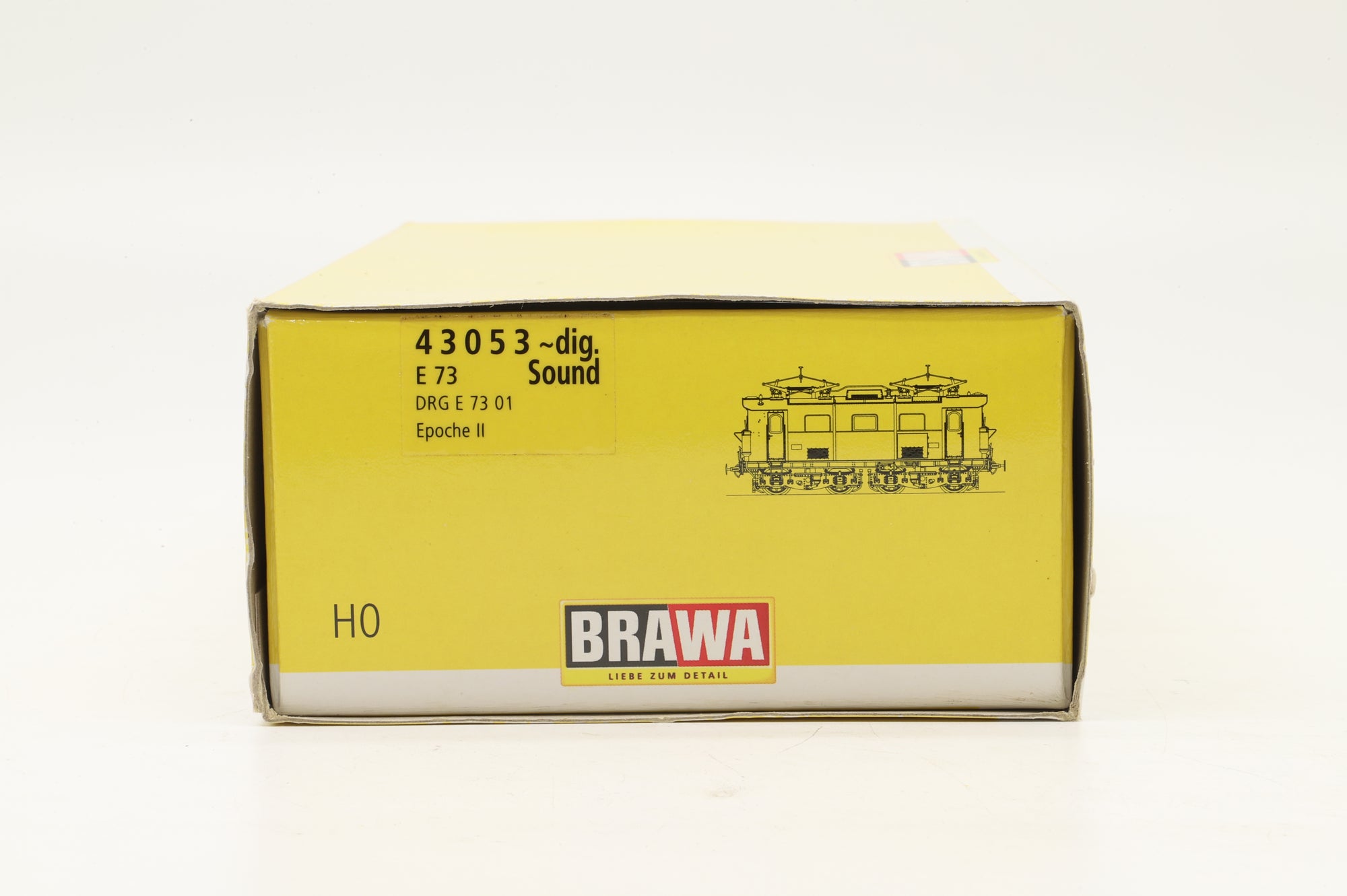Brawa HO 43053 E 73 01 Electric Locomotive DRG DCC Sound 3 Rail