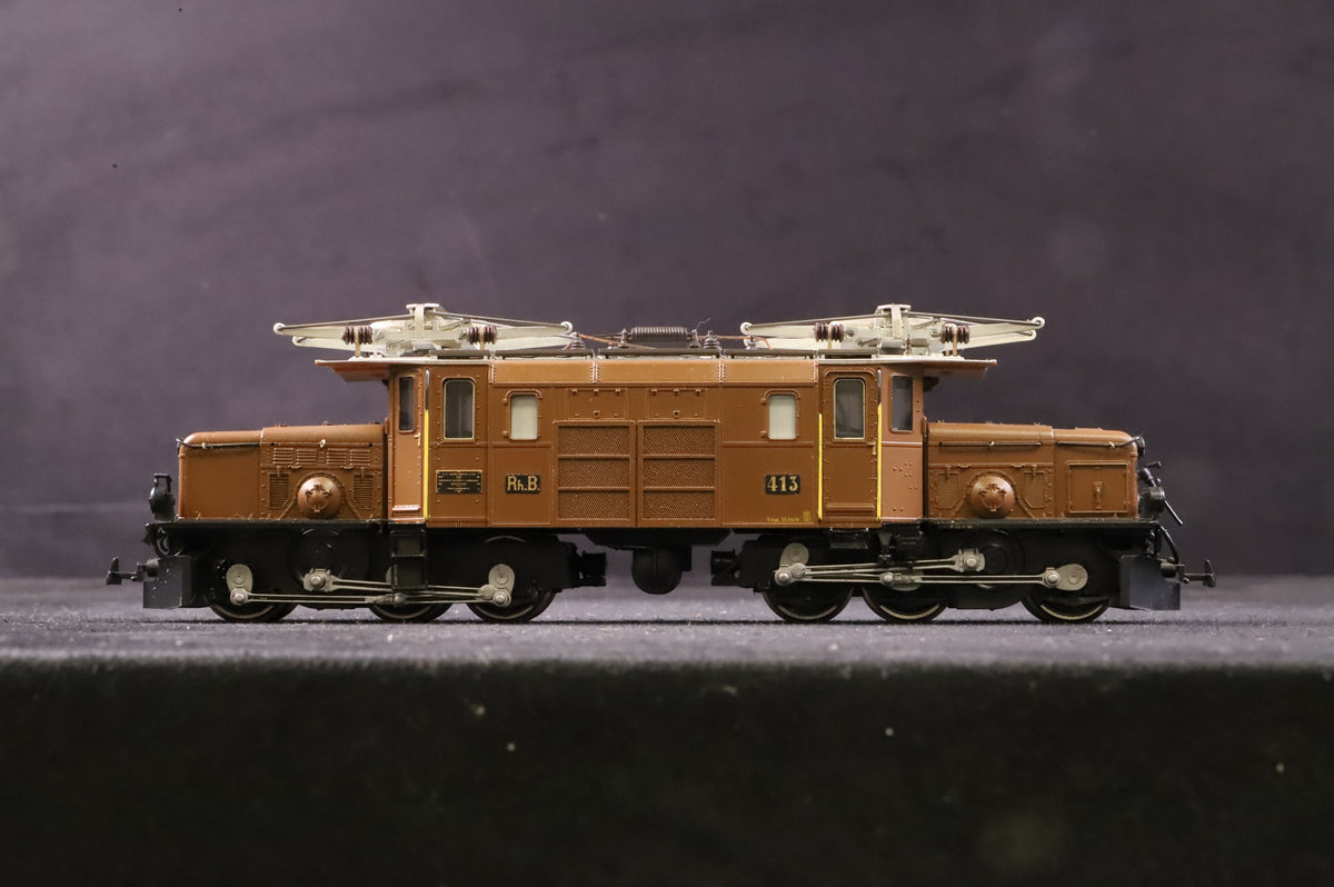 Bemo Hom 1255 Ge 6/6 &#39;Krokodil&#39; Electric Locomotive 411 RHB