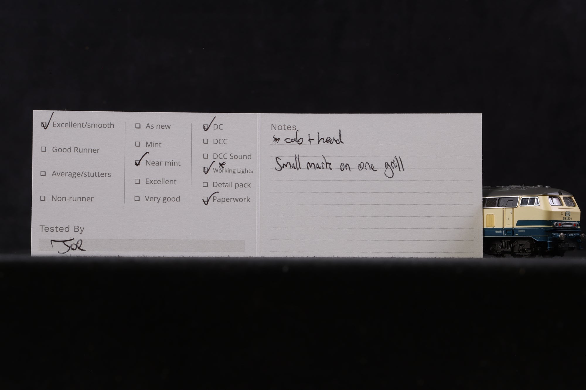 Fleischmann N Gauge 7237 DB BR 218 218452-1 in DB Blue and Cream