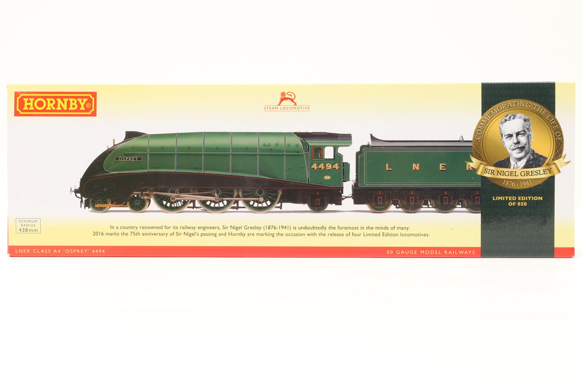 Hornby OO R3438 Class A4 '4494' 'Osprey' LNER Green