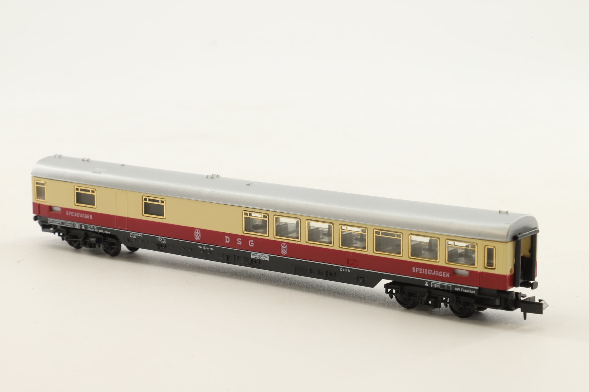 Arnold N Rake Of 5 DSG Crimson & Cream Coaches Inc. 3810 x2, 3840 & 3820 x2