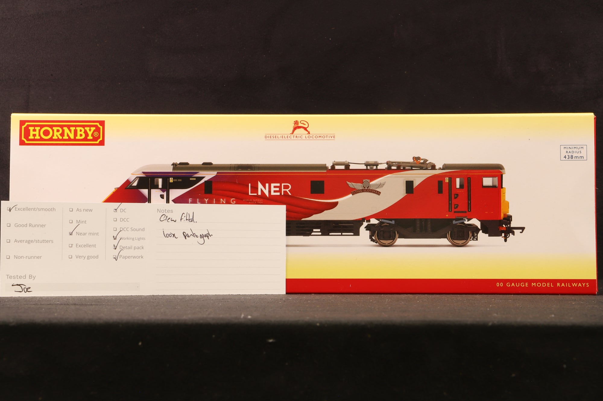 Hornby OO R30165 Class 91 91101 'Flying Scotsman' in LNER Scotsman Livery