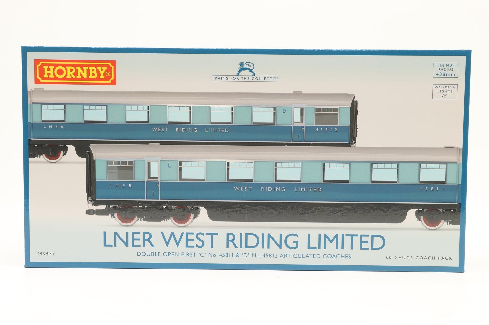 Hornby OO R40478 LNER West Riding Limited Coach Pack