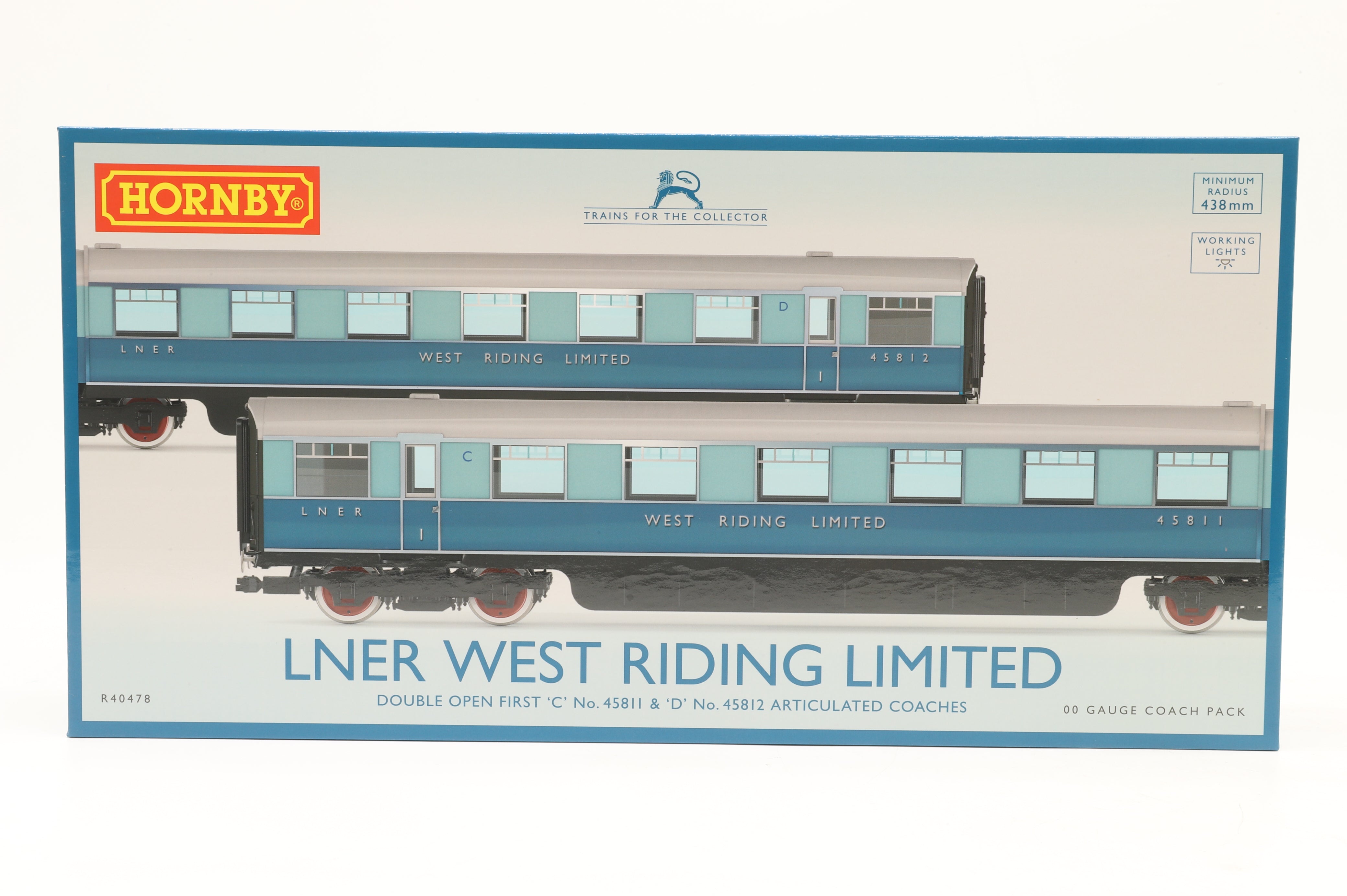 Hornby OO R40478 LNER West Riding Limited Coach Pack - Clark Railworks